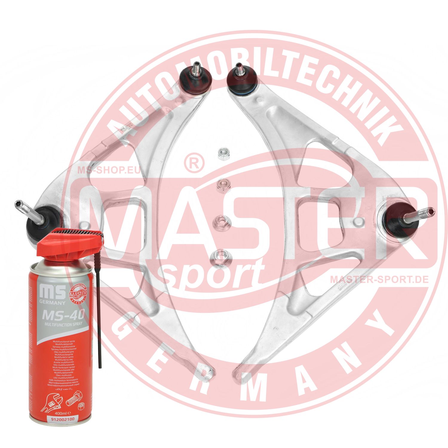 Control/Trailing Arm Kit, wheel suspension (37120-KIT-MSP)