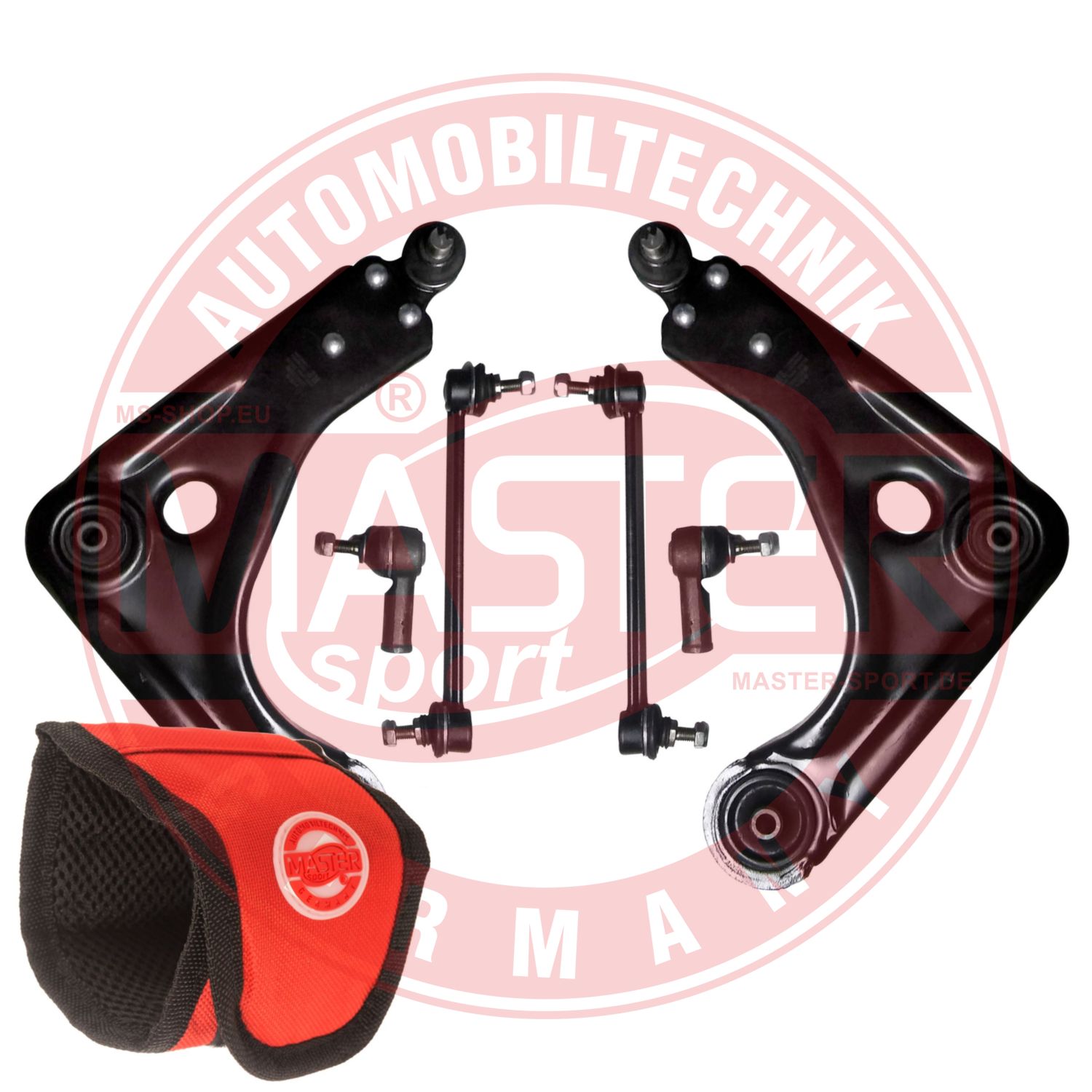 Control/Trailing Arm Kit, wheel suspension (36972/2-KIT-MSM)