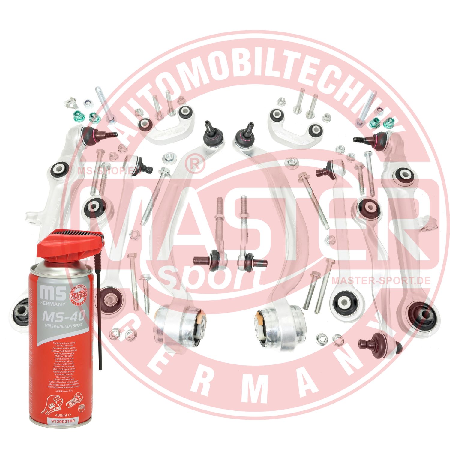 Control/Trailing Arm Kit, wheel suspension (36849-KIT-MSP)
