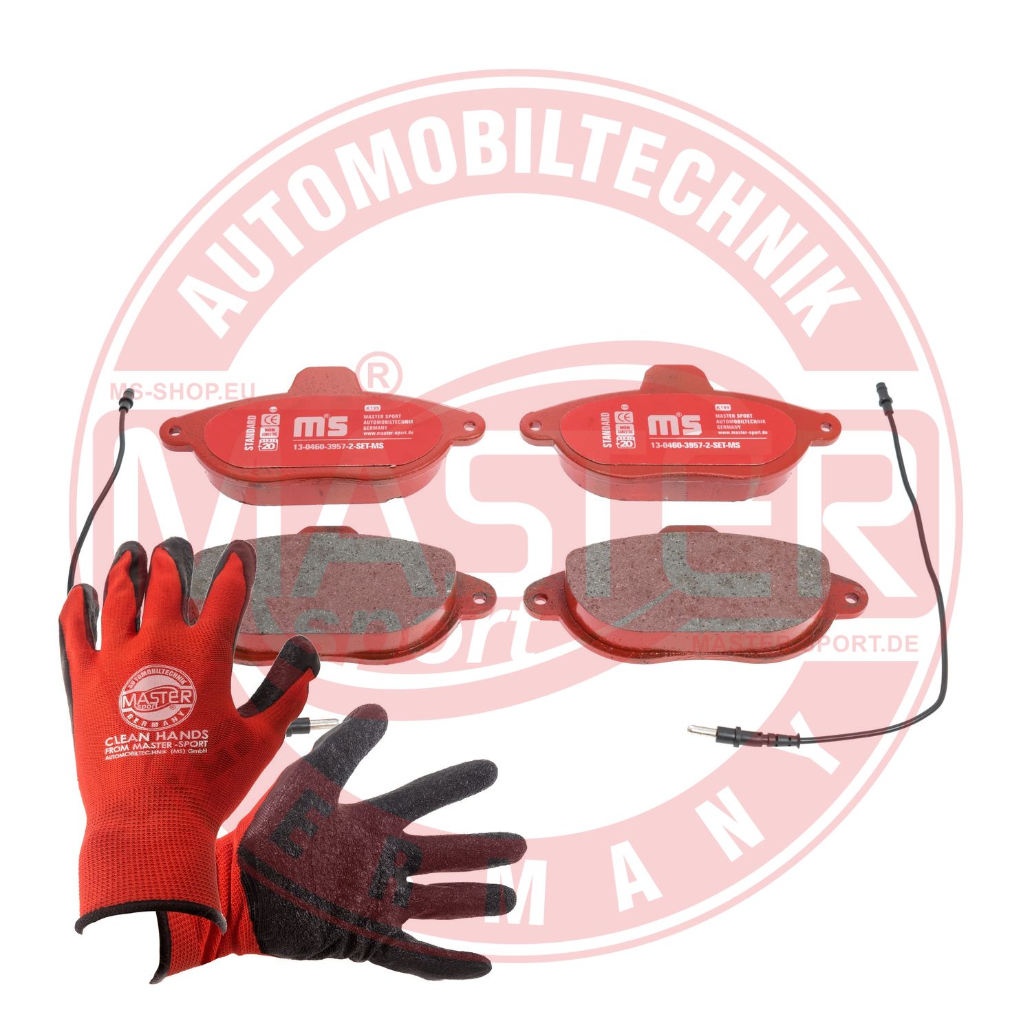 Brake Pad Set, disc brake (13046039572-SET-MSP)
