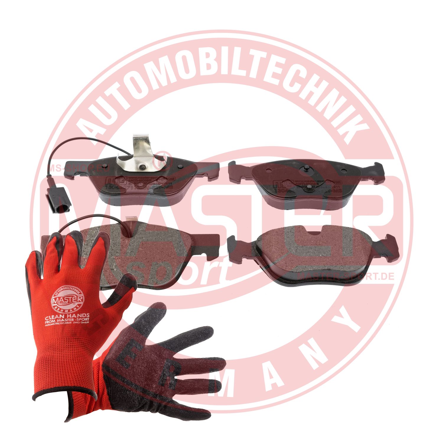Brake Pad Set, disc brake (13046071122N-SET-MSP)