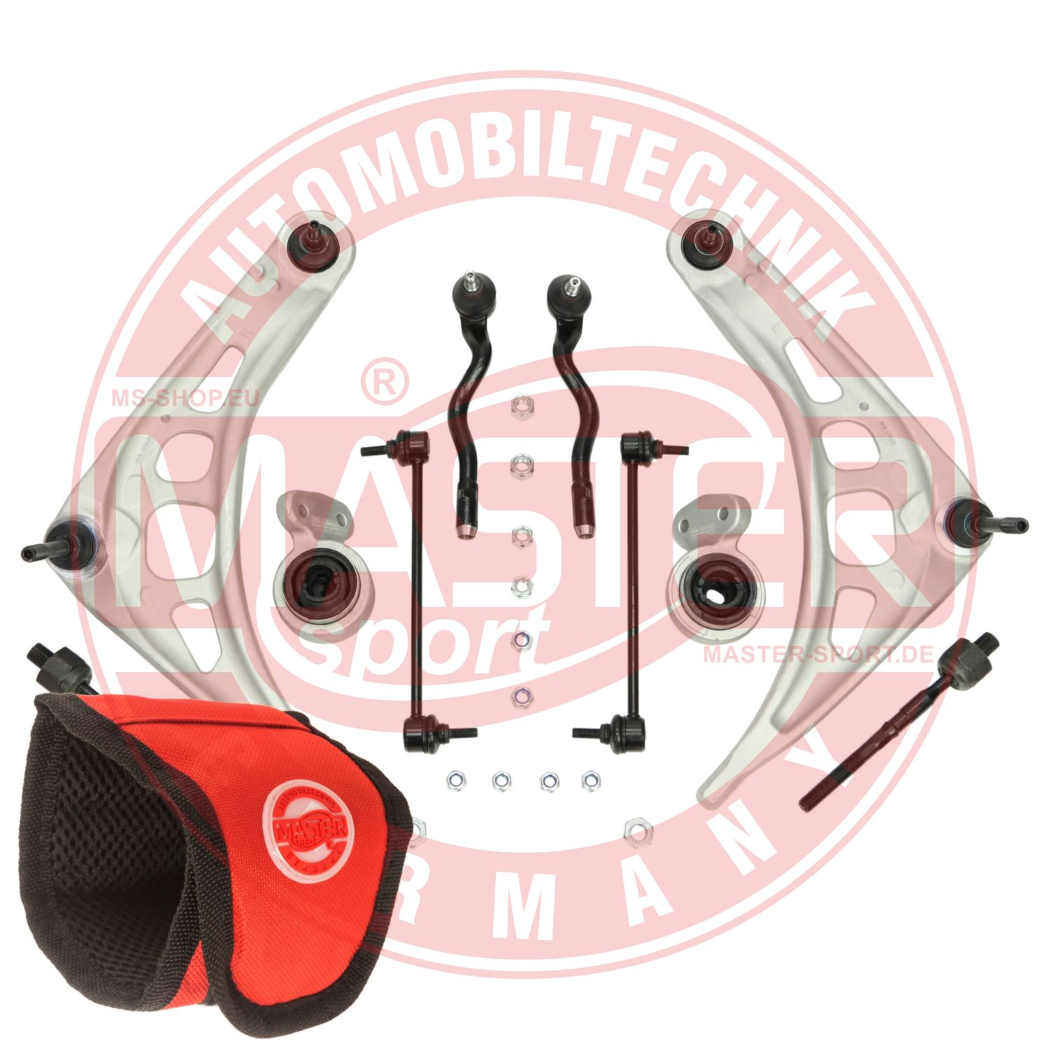 Control/Trailing Arm Kit, wheel suspension (36799/3-SET-MSM)