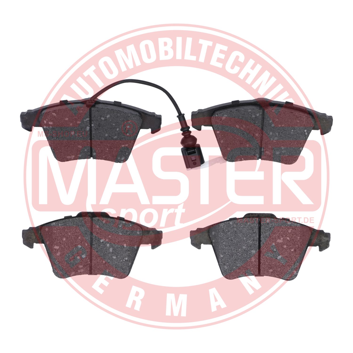 Brake Pad Set, disc brake (13046072362N-SET-MS)