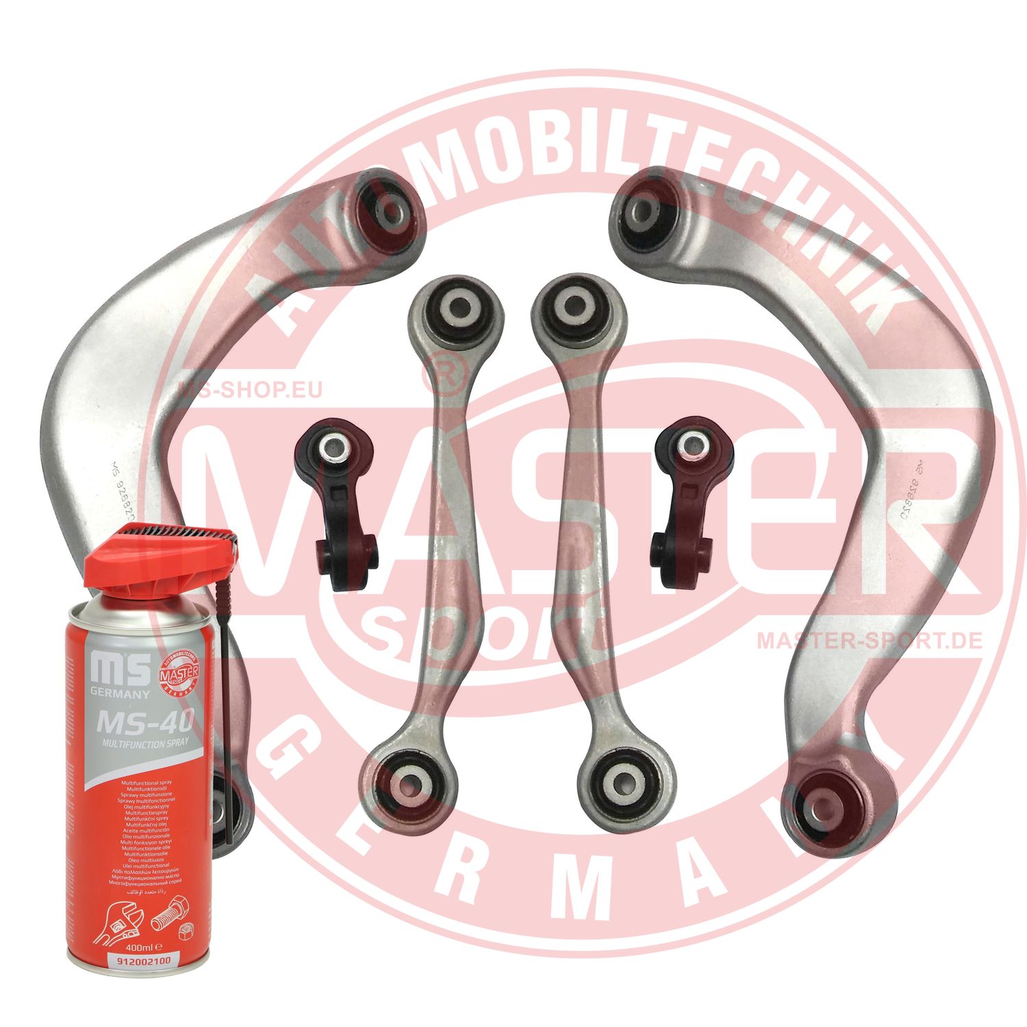 Control/Trailing Arm Kit, wheel suspension (36986/1-KIT-MSP)