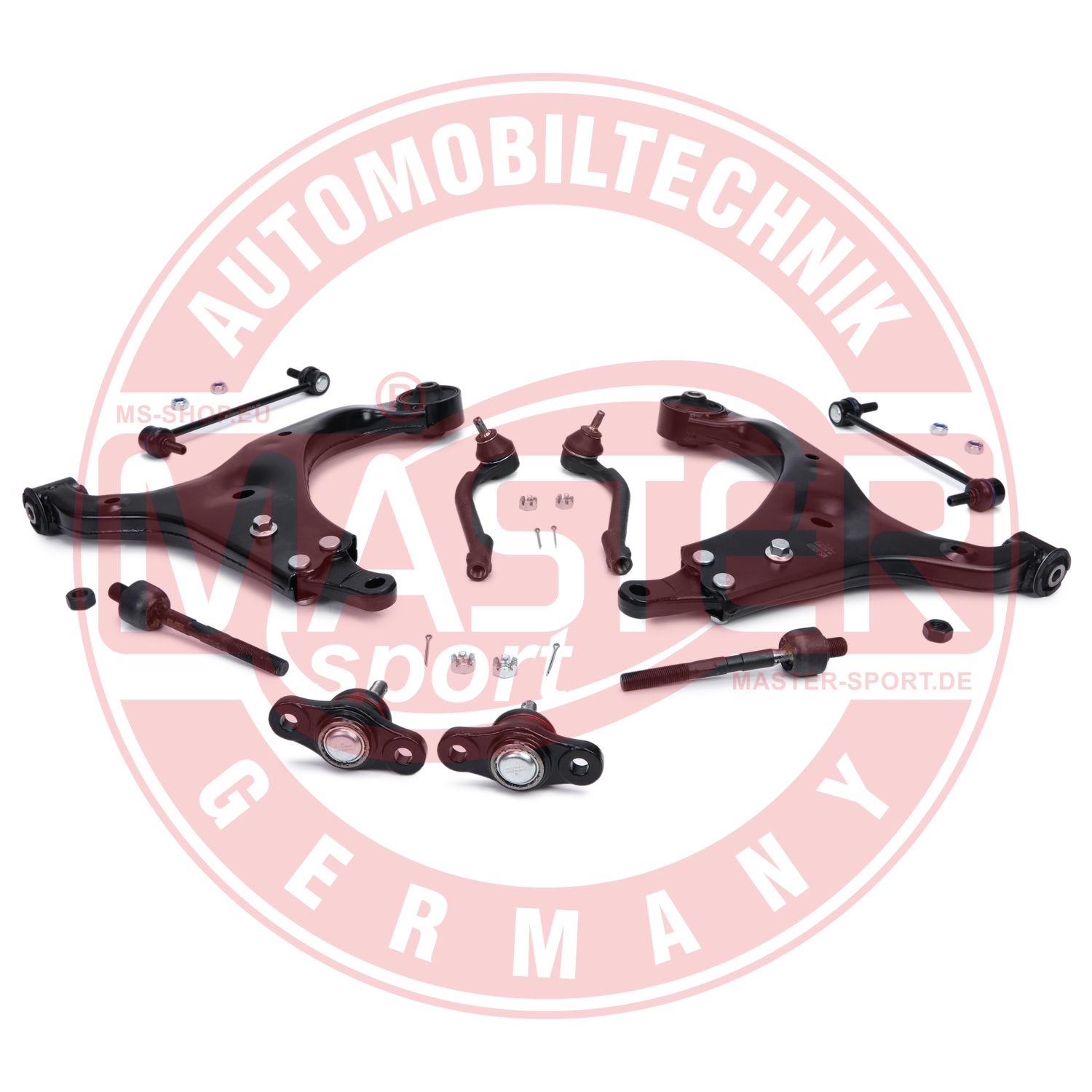 Control/Trailing Arm Kit, wheel suspension (36958/3-KIT-MS)