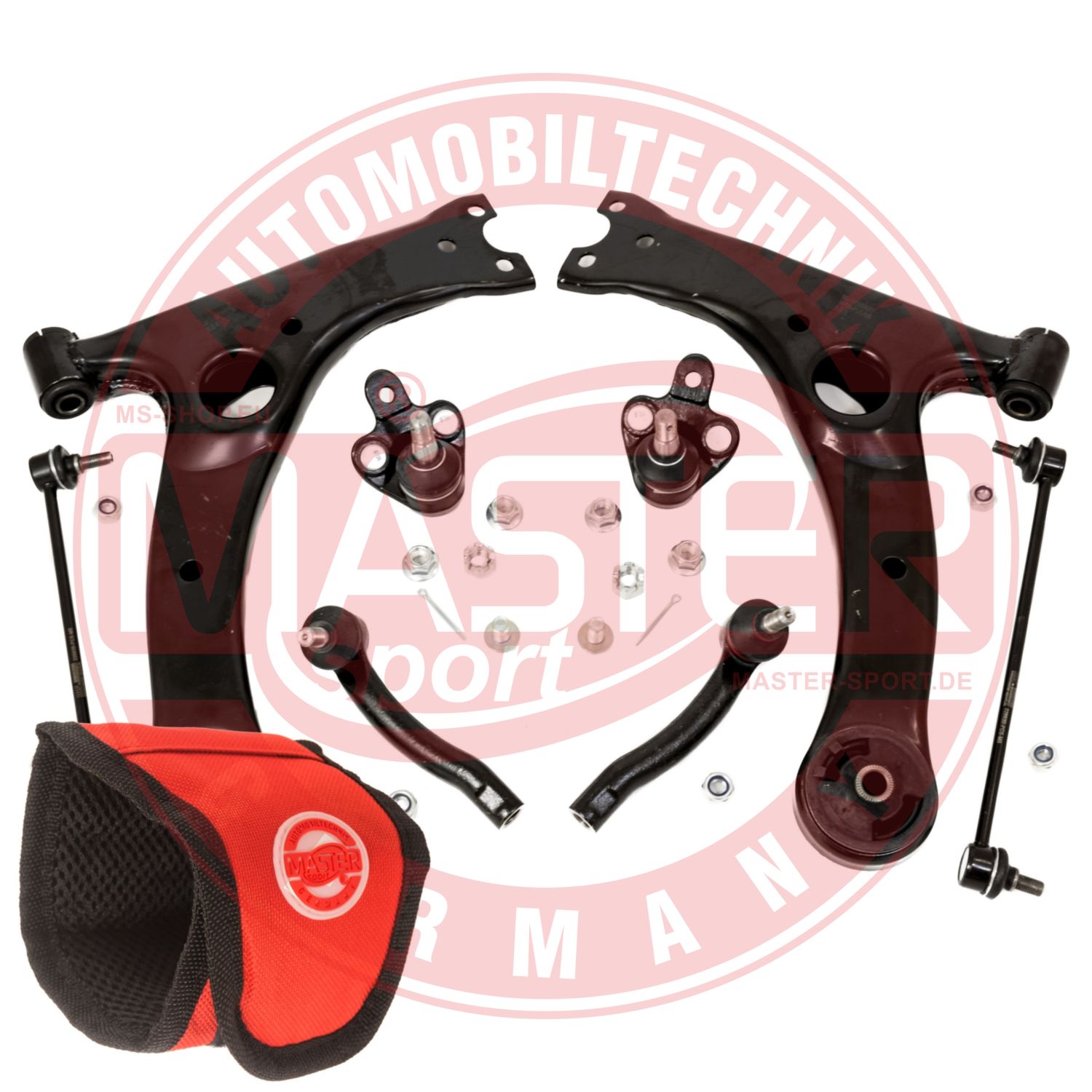 Control/Trailing Arm Kit, wheel suspension (36975-KIT-MSM)