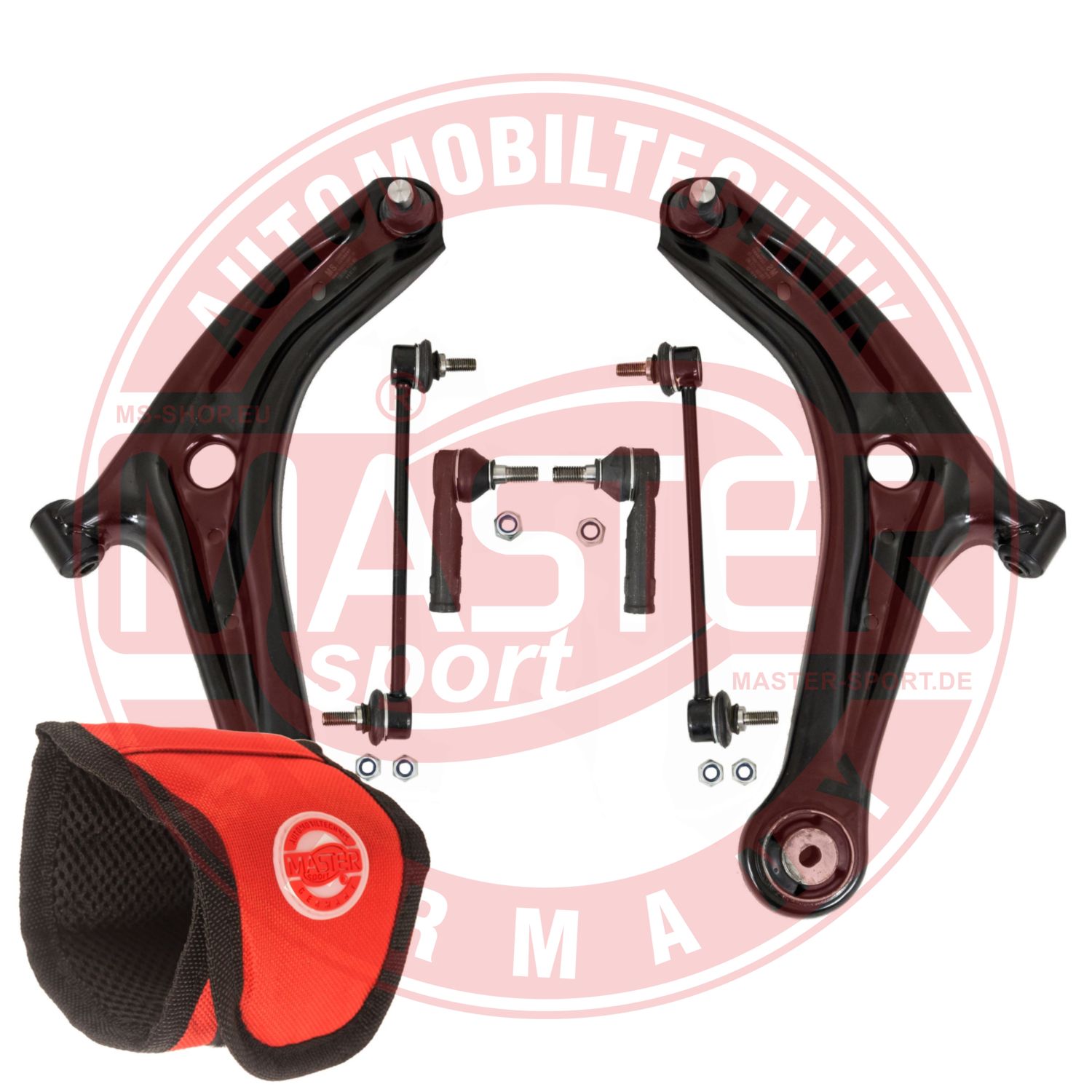 Control/Trailing Arm Kit, wheel suspension (36976-KIT-MSM)