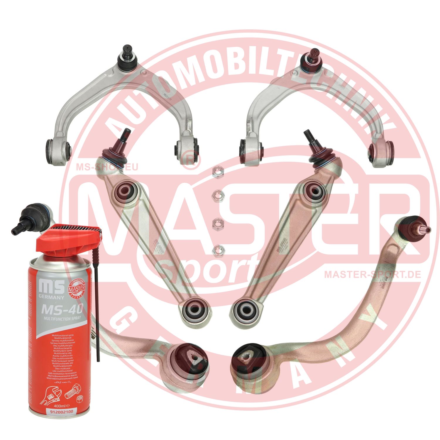 Control/Trailing Arm Kit, wheel suspension (36820/1-SET-MSP)