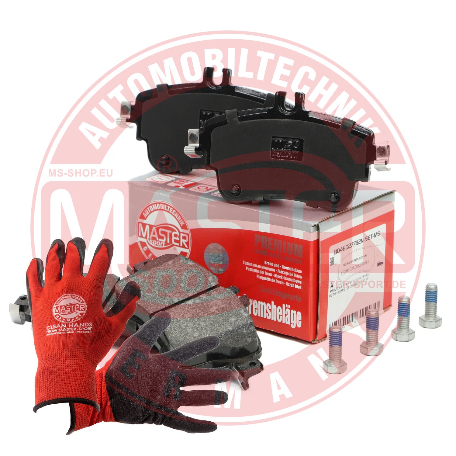 Brake Pad Set, disc brake (13046027782N-SET-MSP)