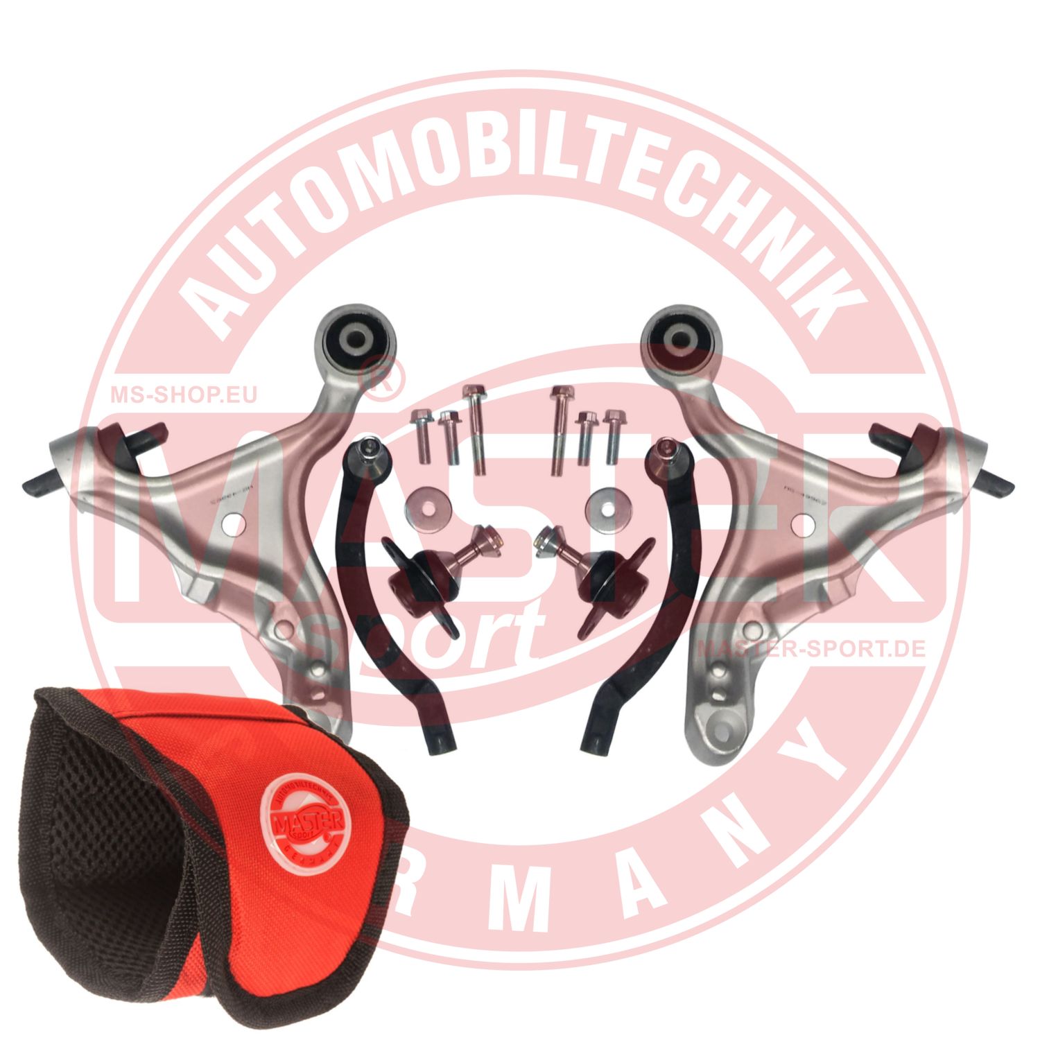 Control/Trailing Arm Kit, wheel suspension (36893/3-KIT-MSM)