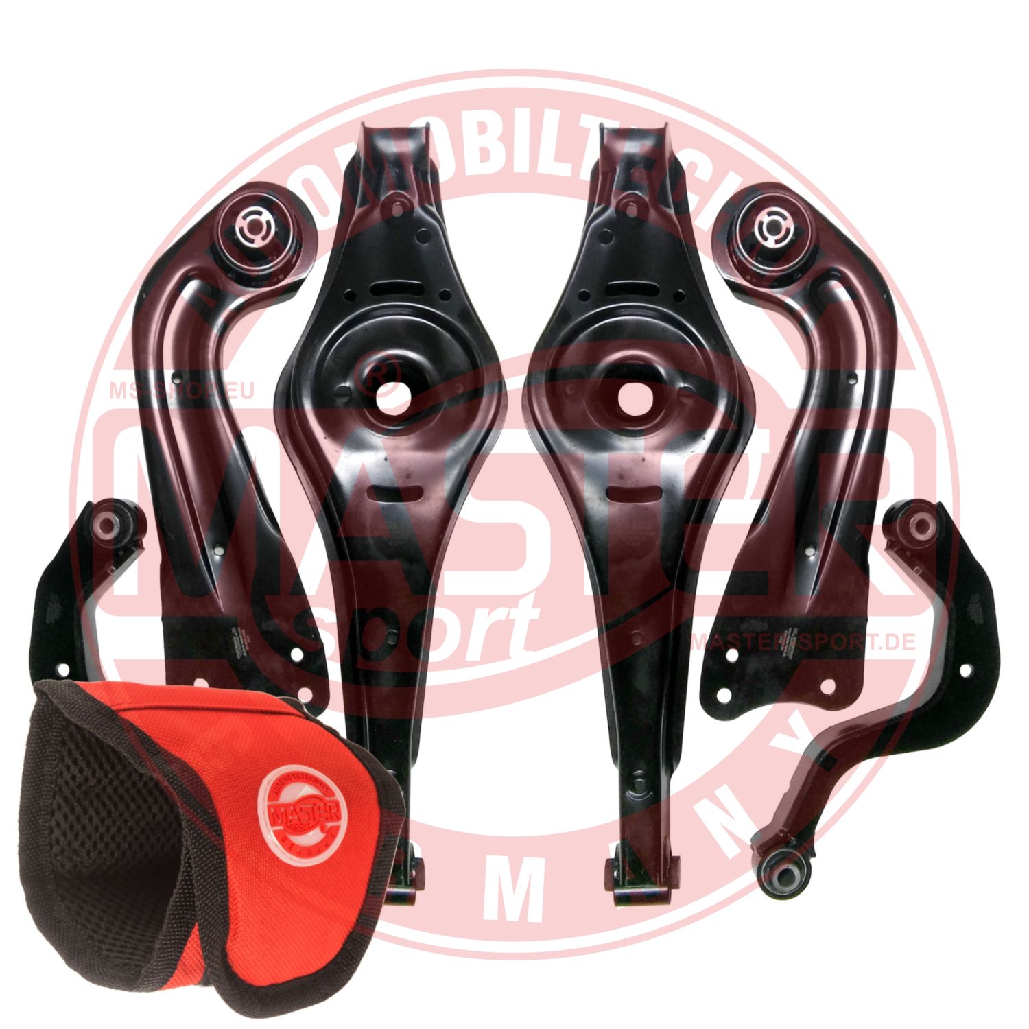 Control/Trailing Arm Kit, wheel suspension (36988/1-KIT-MSM)