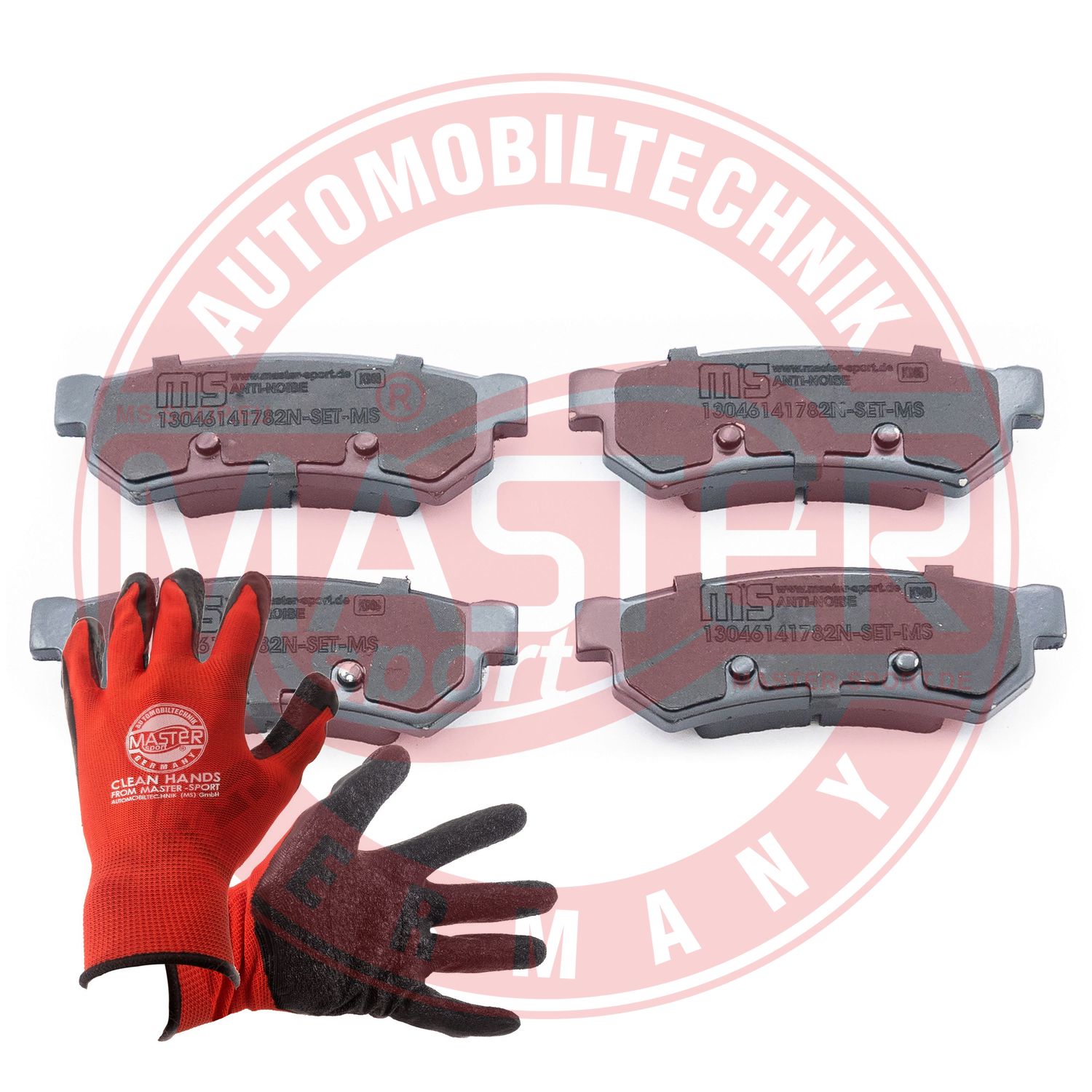 Brake Pad Set, disc brake (13046141782N-SET-MSP)