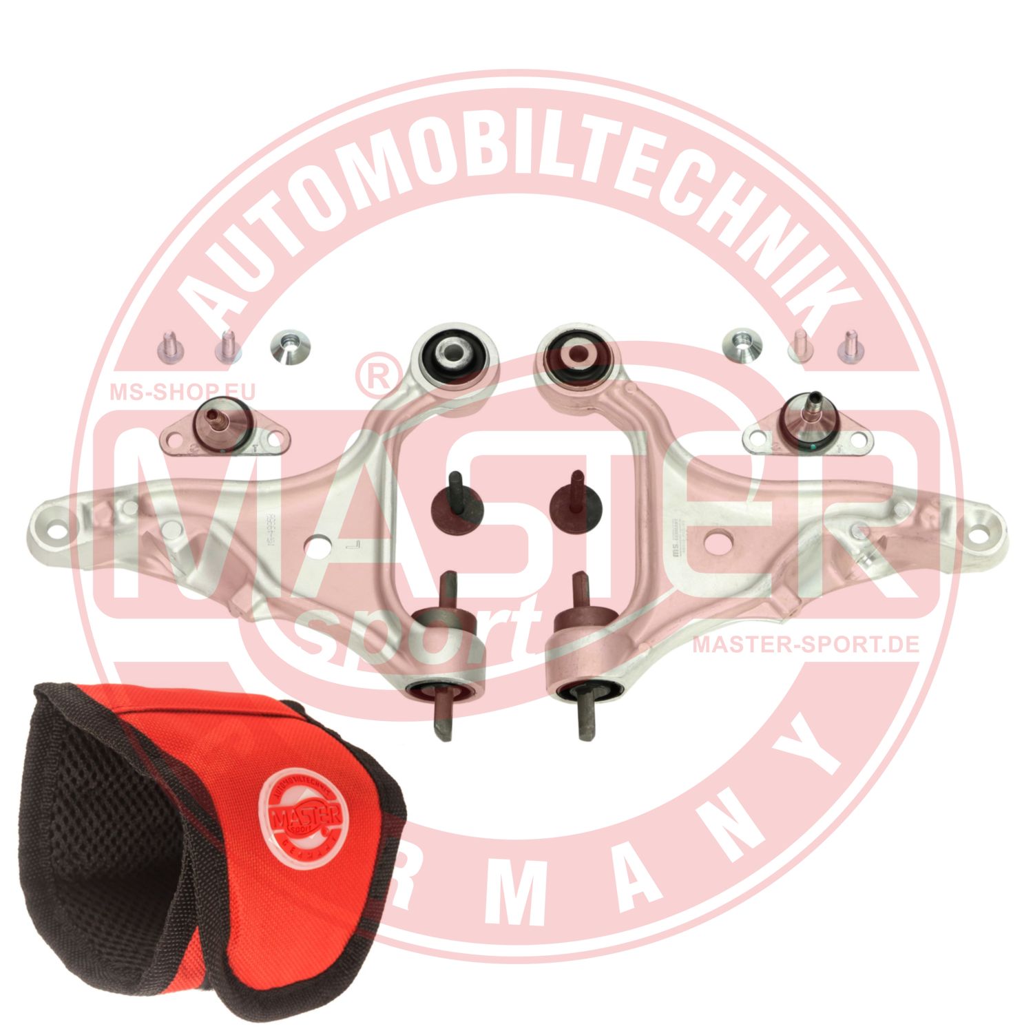 Control/Trailing Arm Kit, wheel suspension (37044-KIT-MSM)