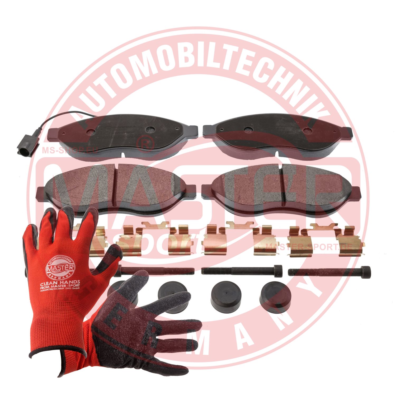 Brake Pad Set, disc brake (13046048072N-SET-MSP)