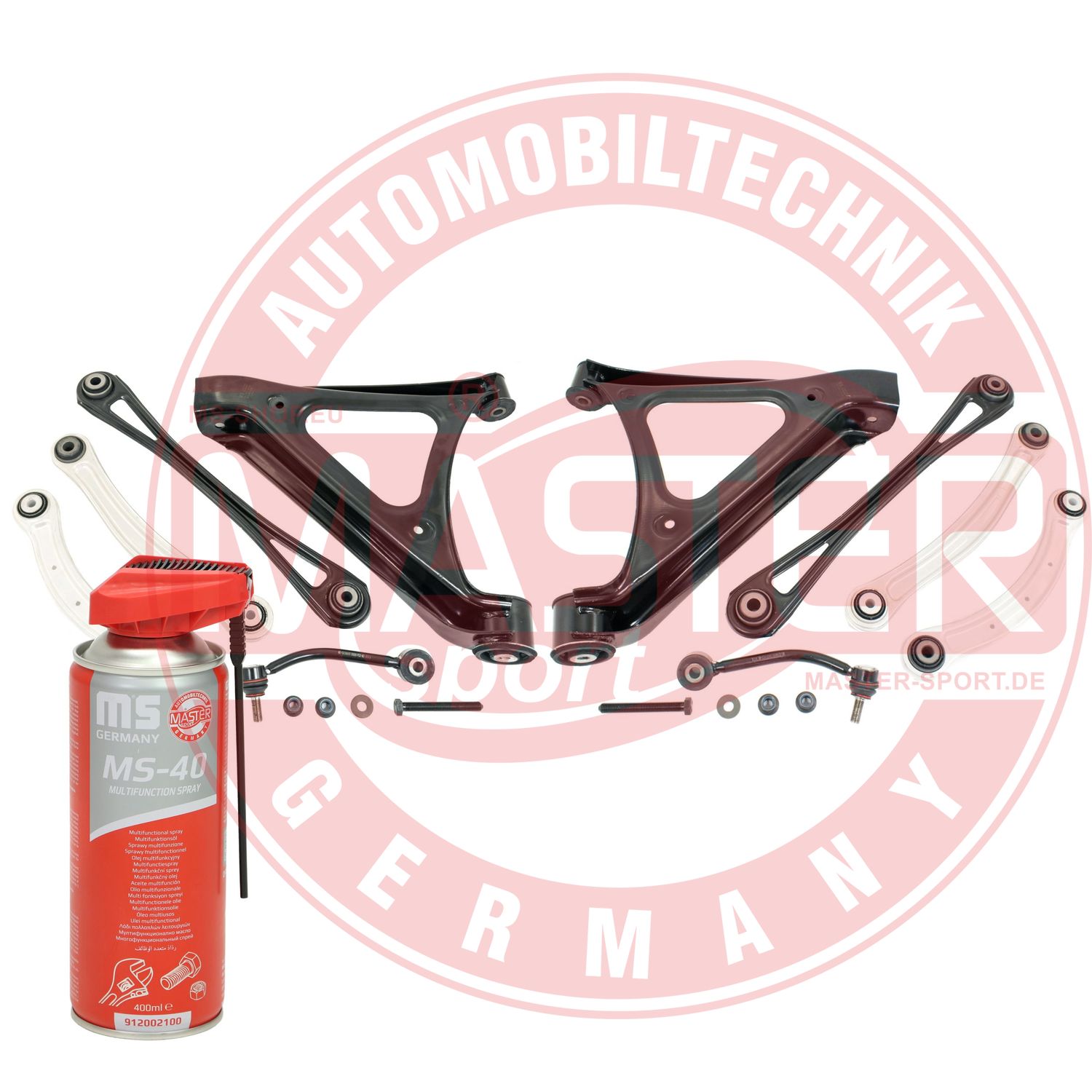 Control/Trailing Arm Kit, wheel suspension (36887-KIT-MSP)
