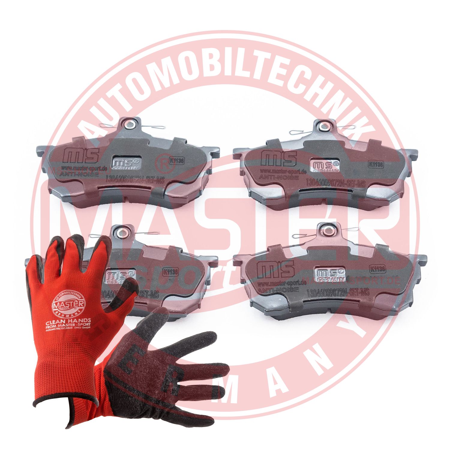 Brake Pad Set, disc brake (13046059872N-SET-MSP)