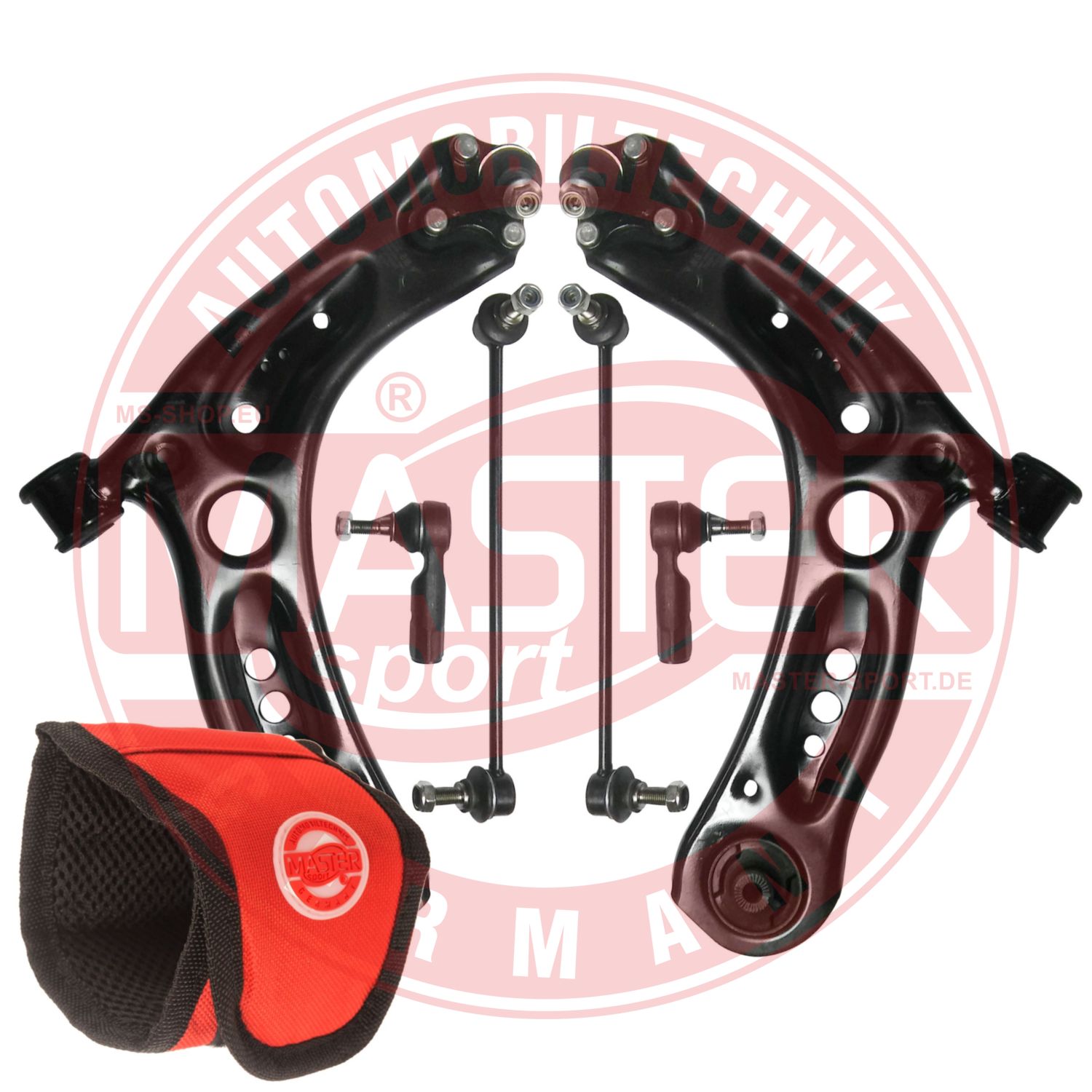 Control/Trailing Arm Kit, wheel suspension (36992-KIT-MSM)