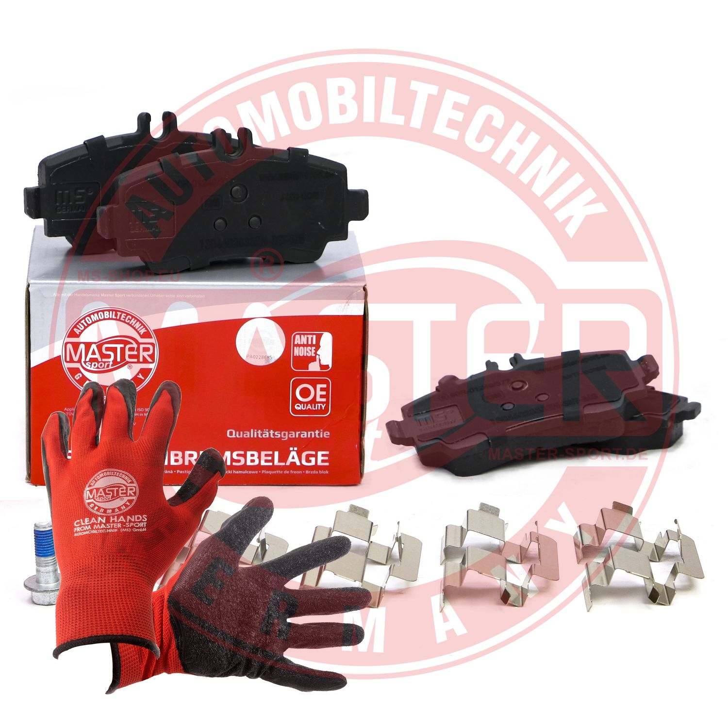 Brake Pad Set, disc brake (13046028332N-SET-MSP)
