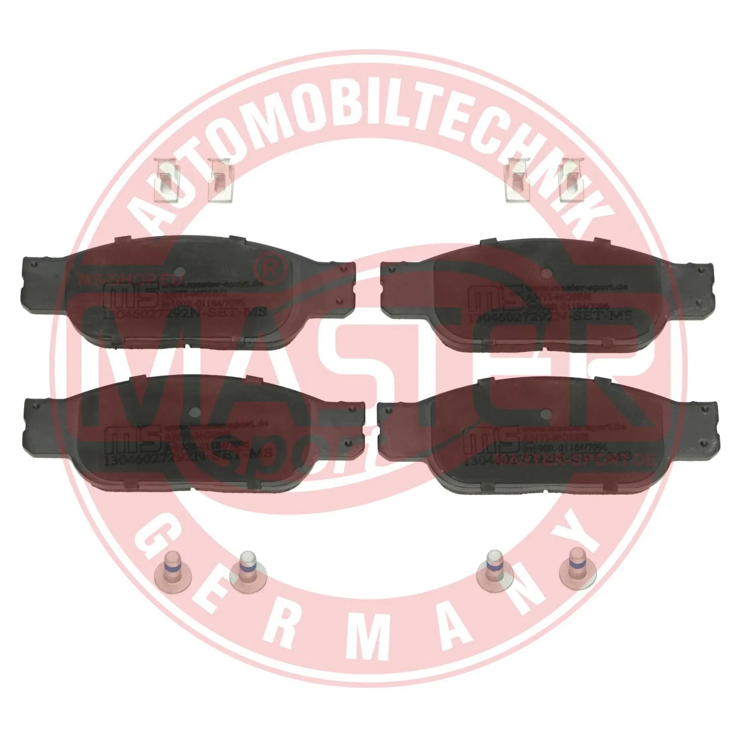 Brake Pad Set, disc brake (13046027292N-SET-MS)