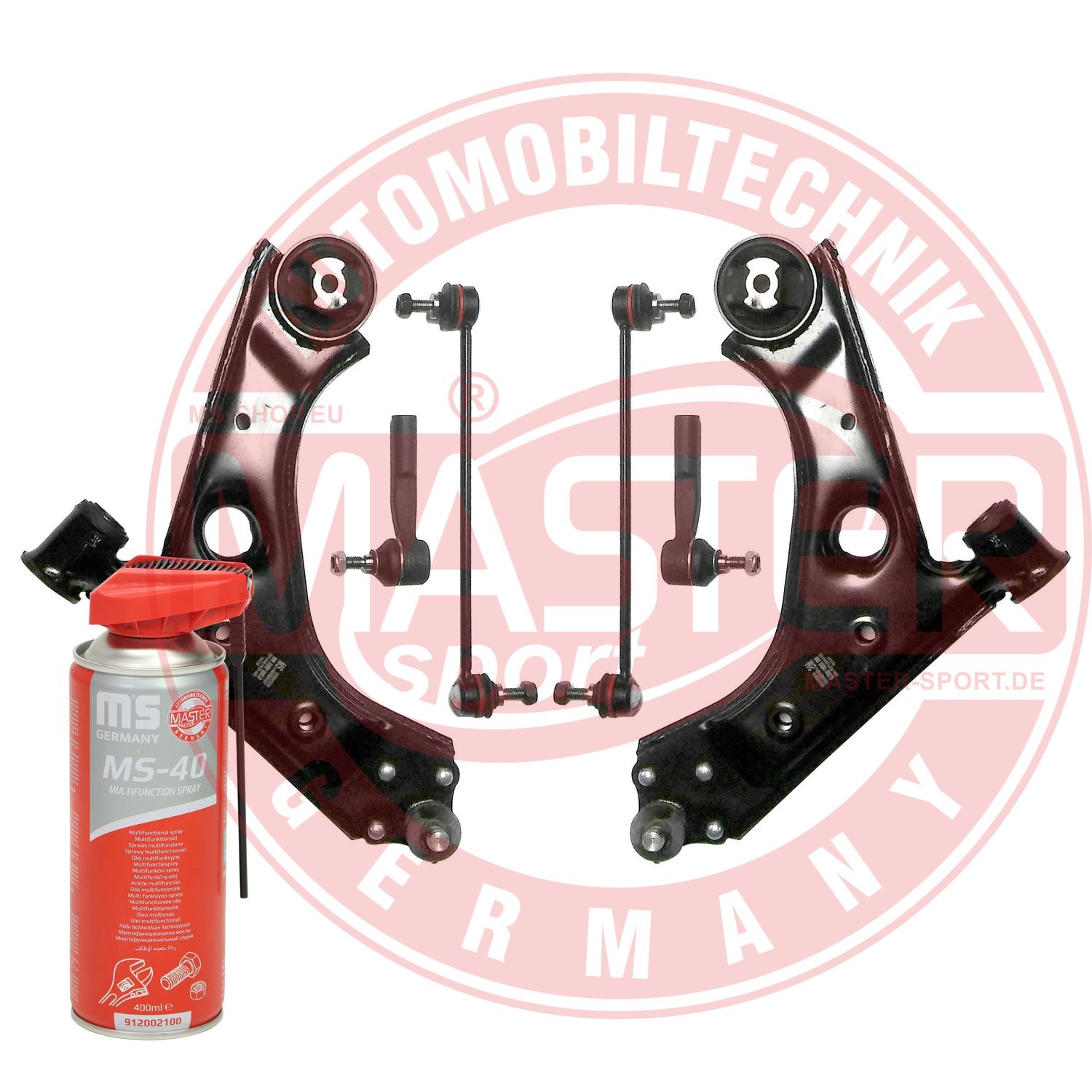 Control/Trailing Arm Kit, wheel suspension (36978-KIT-MSP)