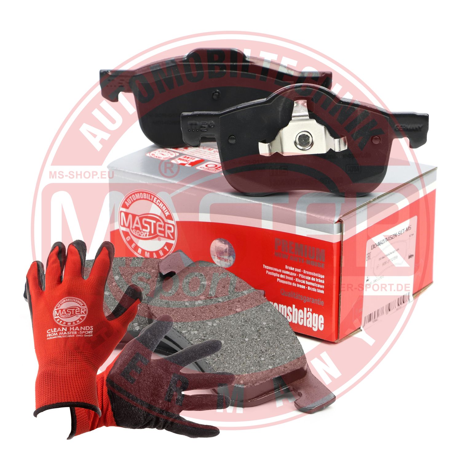 Brake Pad Set, disc brake (13046071452N-SET-MSP)
