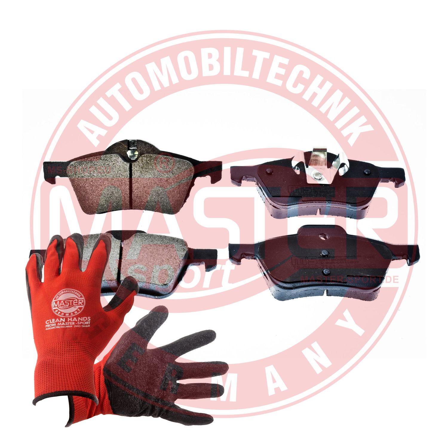 Brake Pad Set, disc brake (13046071612N-SET-MSP)