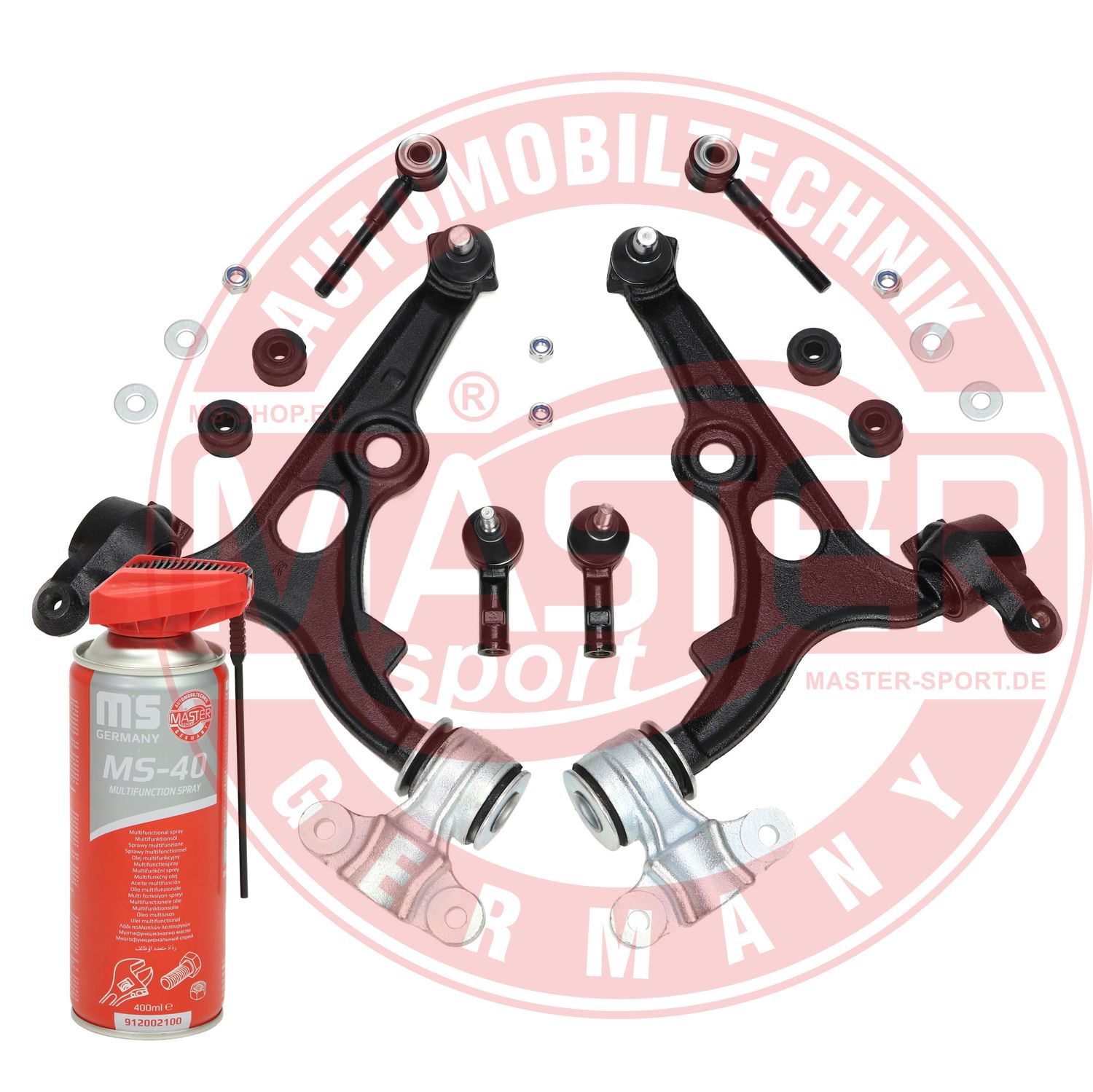Control/Trailing Arm Kit, wheel suspension (37028-KIT-MSP)