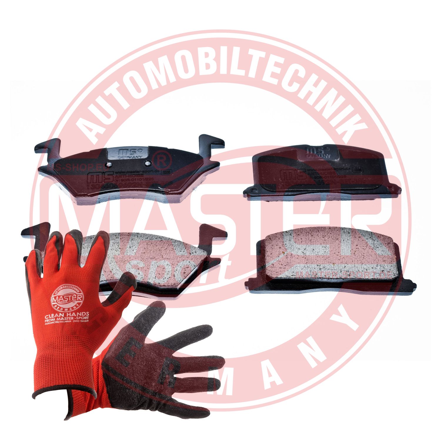 Brake Pad Set, disc brake (13046059692N-SET-MSP)