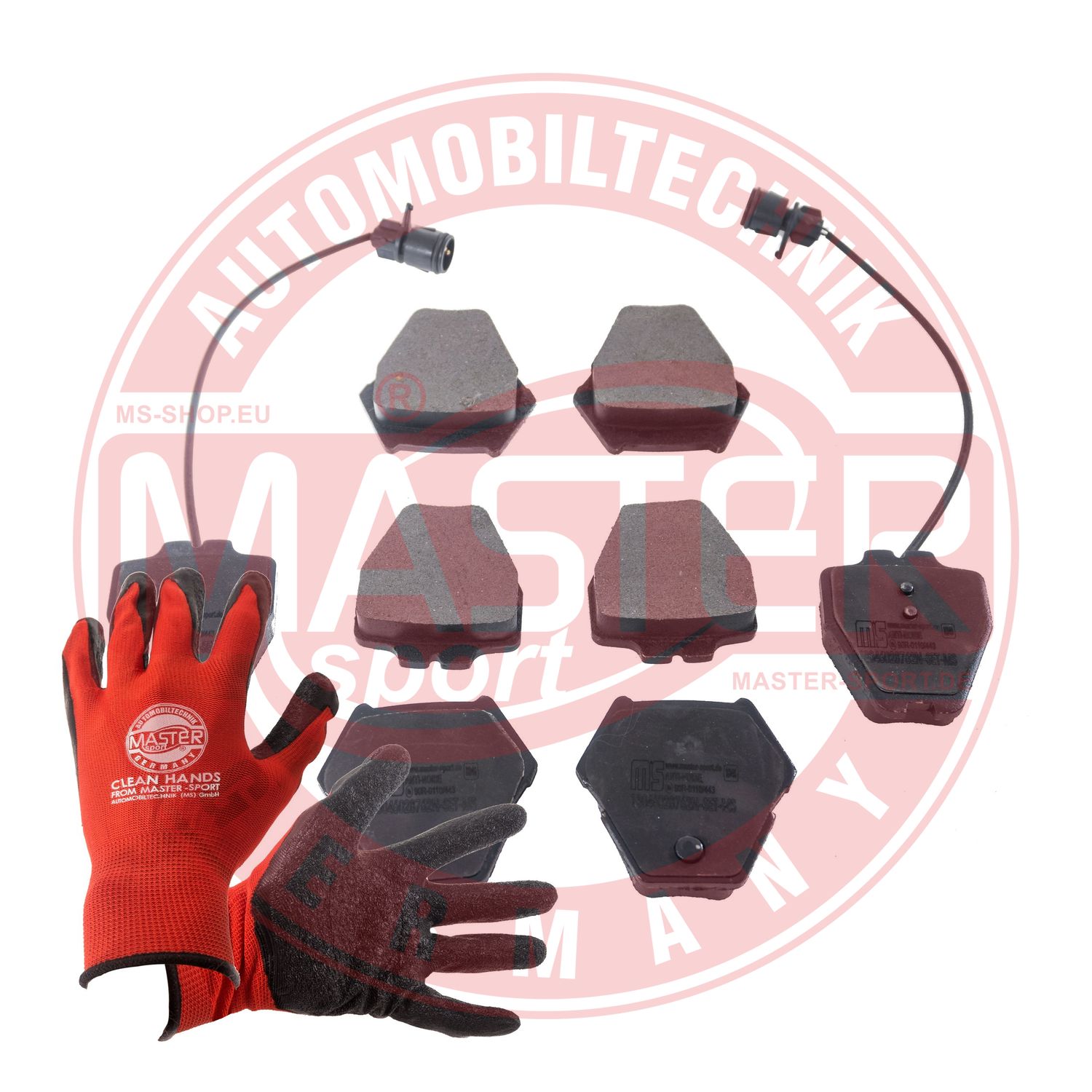 Brake Pad Set, disc brake (13046028762N-SET-MSP)