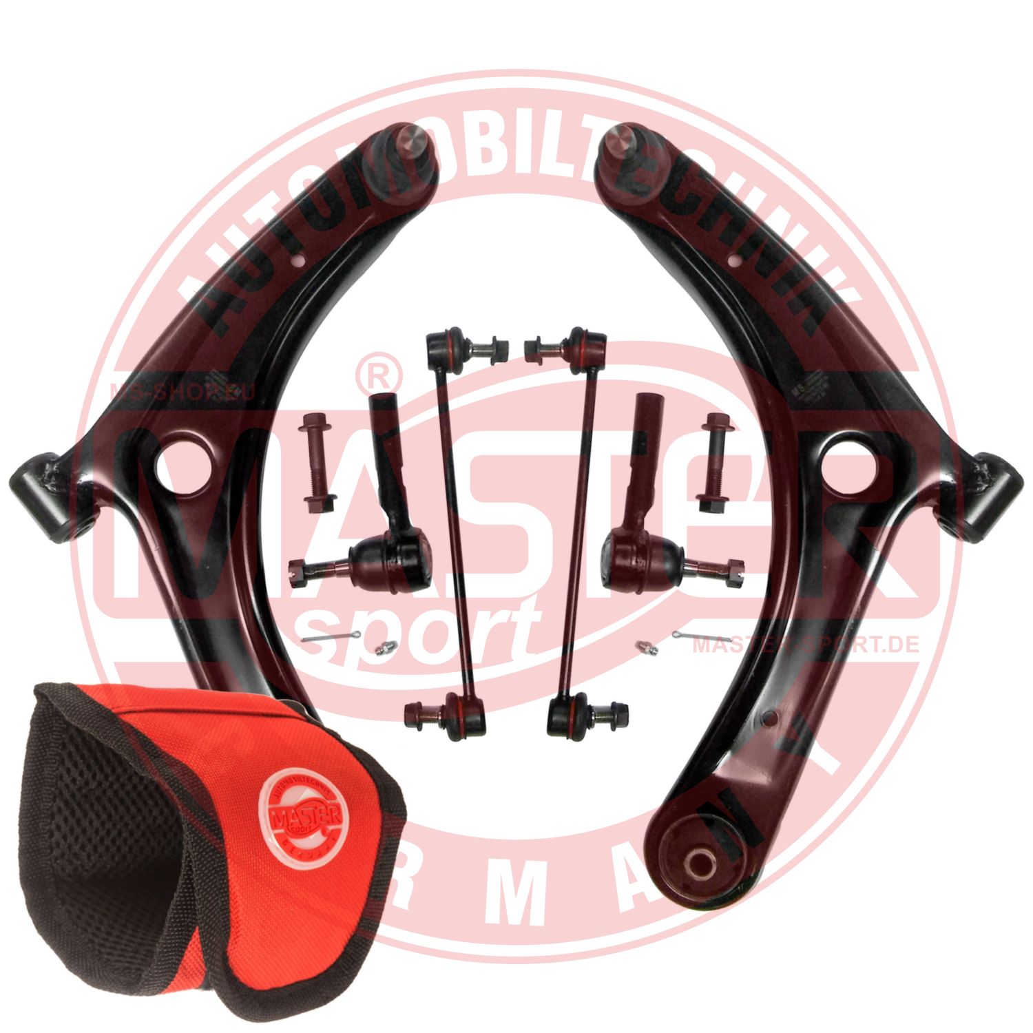 Control/Trailing Arm Kit, wheel suspension (36883-KIT-MSM)