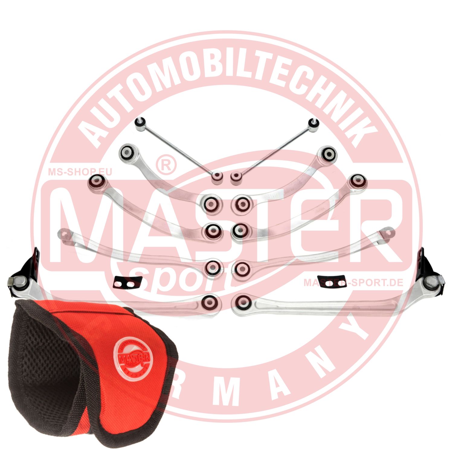 Control/Trailing Arm Kit, wheel suspension (36819/1-SET-MSM)