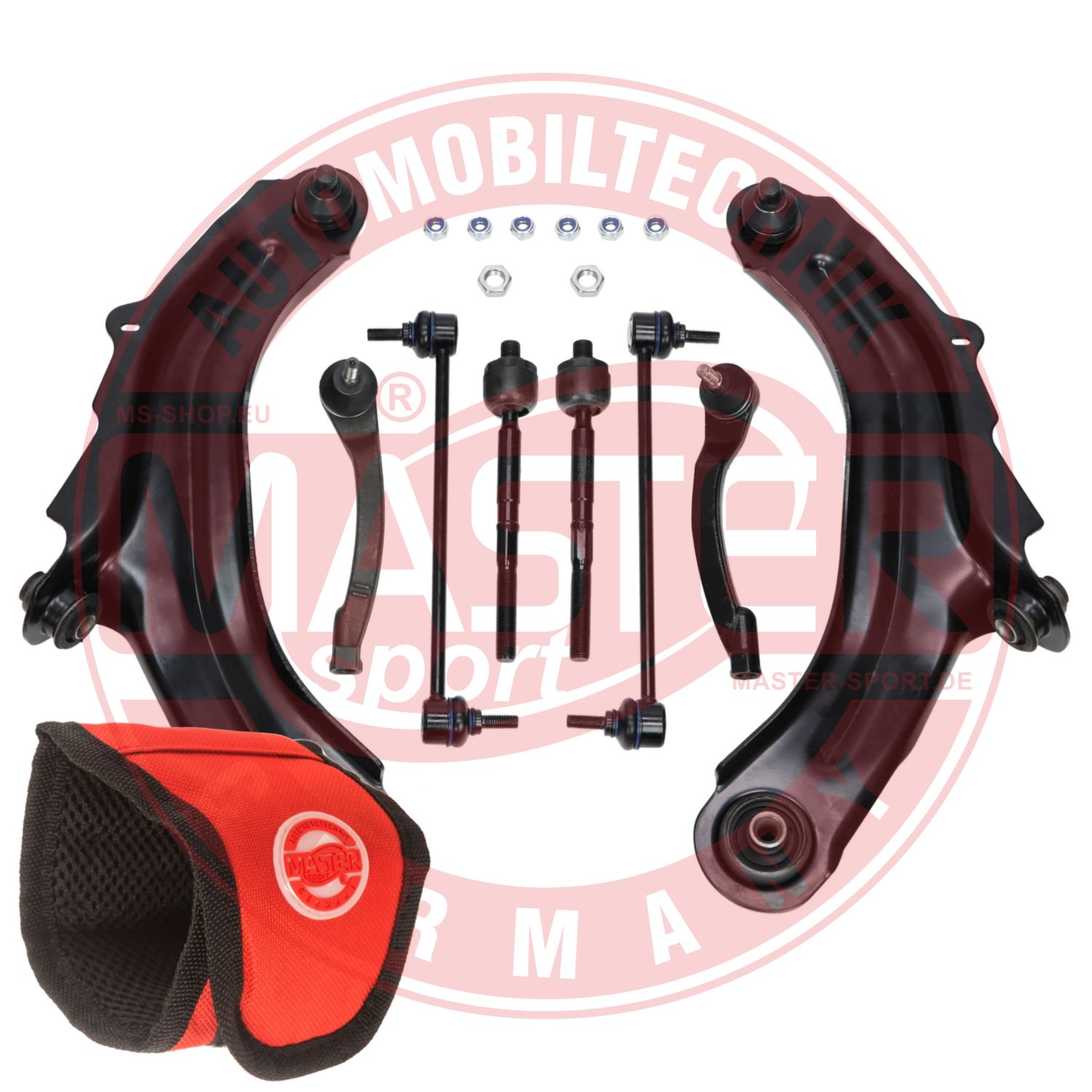 Control/Trailing Arm Kit, wheel suspension (37157/3-KIT-MSM)