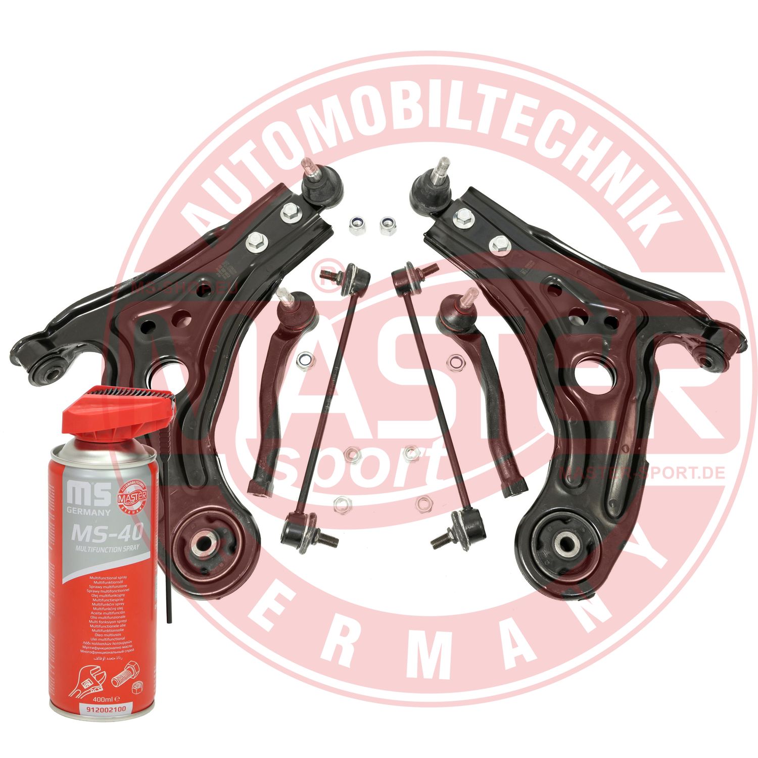 Control/Trailing Arm Kit, wheel suspension (36867-KIT-MSP)