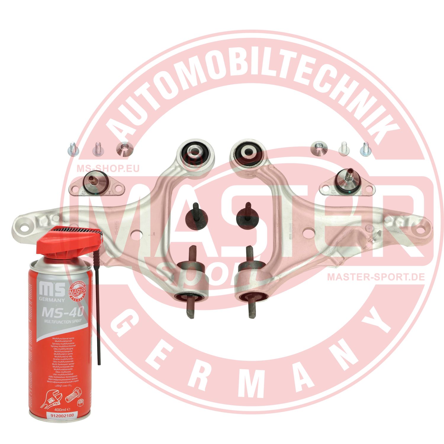 Control/Trailing Arm Kit, wheel suspension (37044-KIT-MSP)