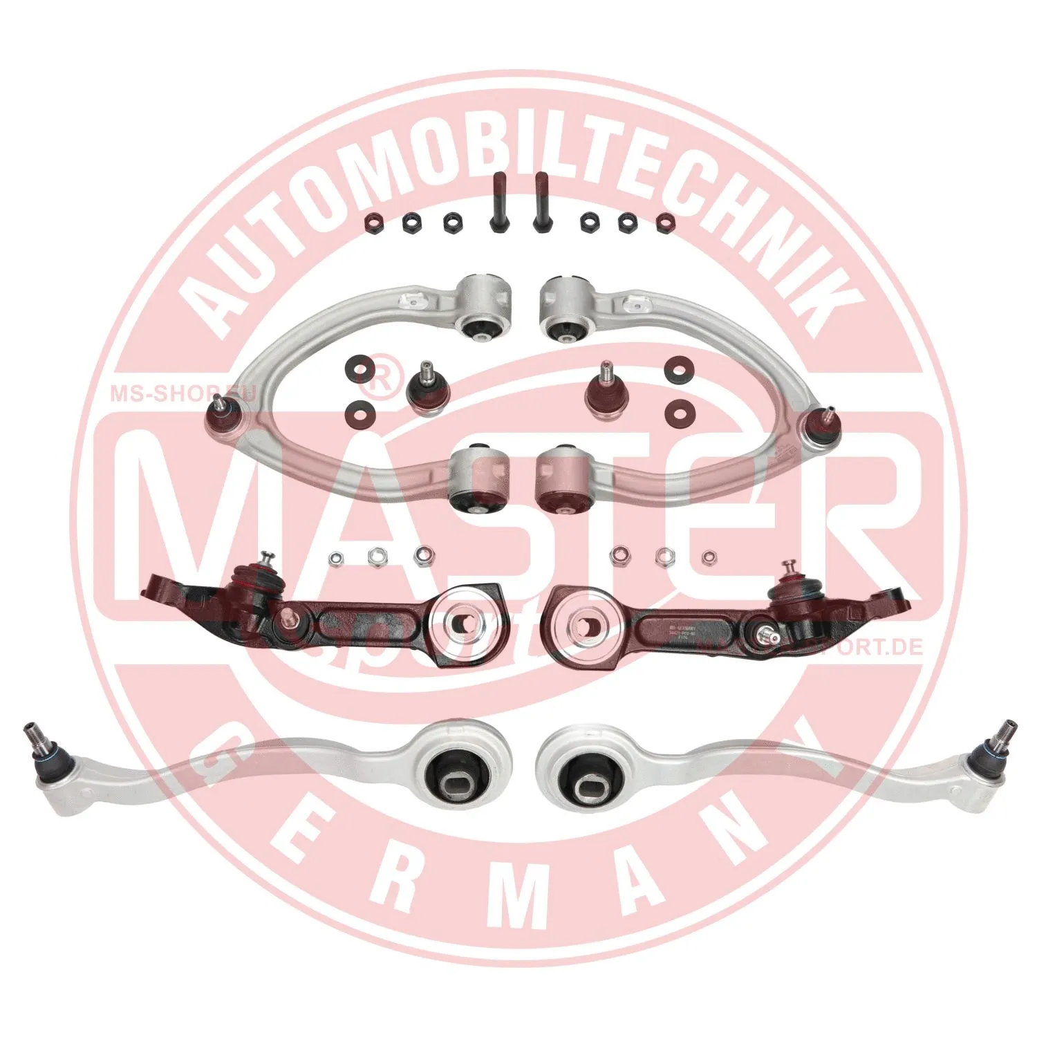 Control/Trailing Arm Kit, wheel suspension (37141-KIT-MS)
