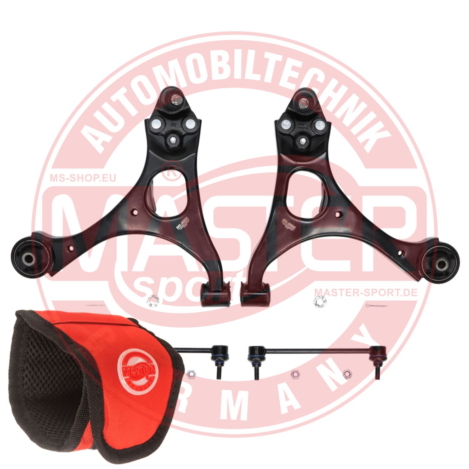 Control/Trailing Arm Kit, wheel suspension (37154/1-KIT-MSM)