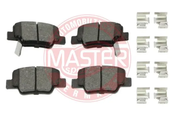 Brake Pad Set, disc brake (13046038542N-SET-MS)