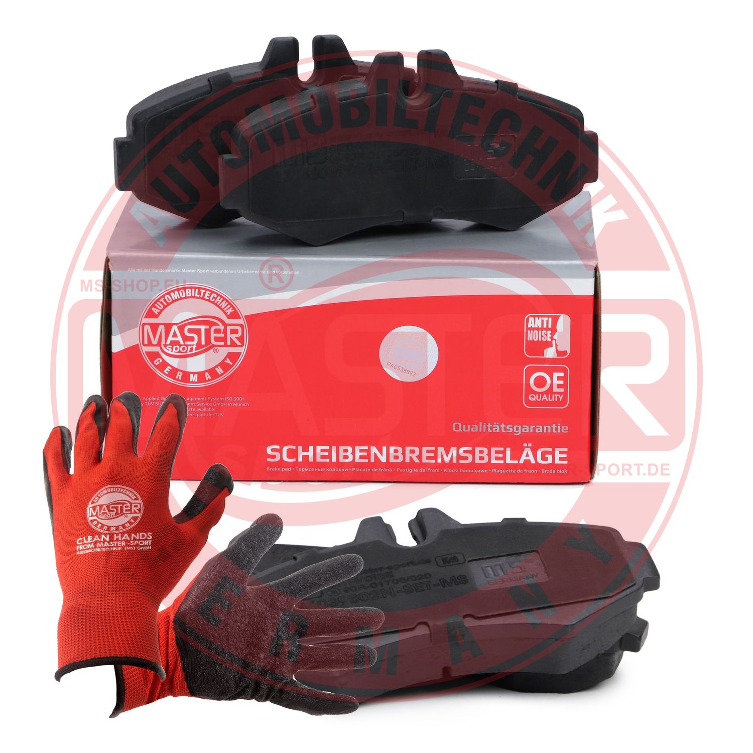 Brake Pad Set, disc brake (13046039802N-SET-MSP)