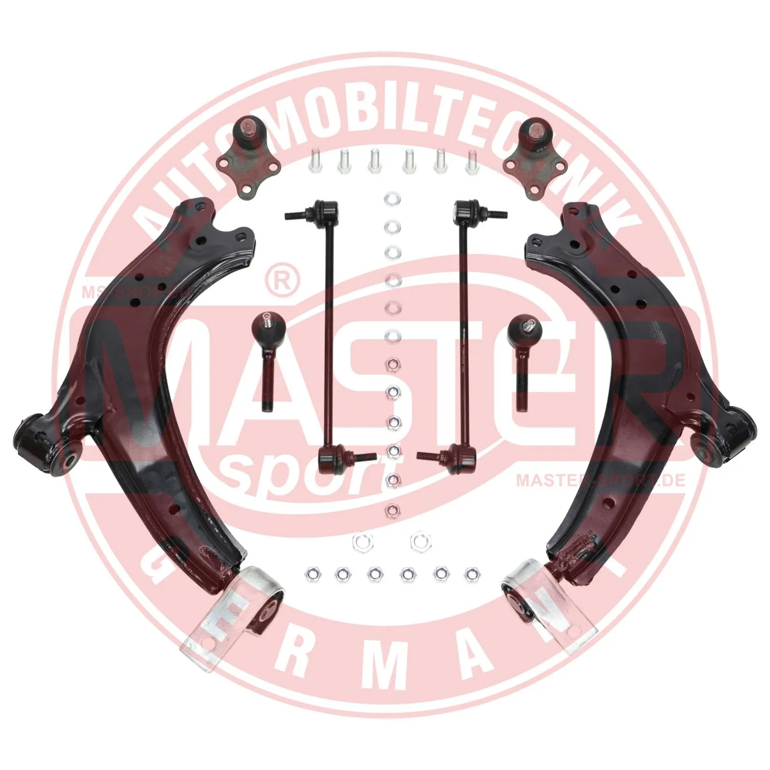 Control/Trailing Arm Kit, wheel suspension (37171/2-KIT-MS)