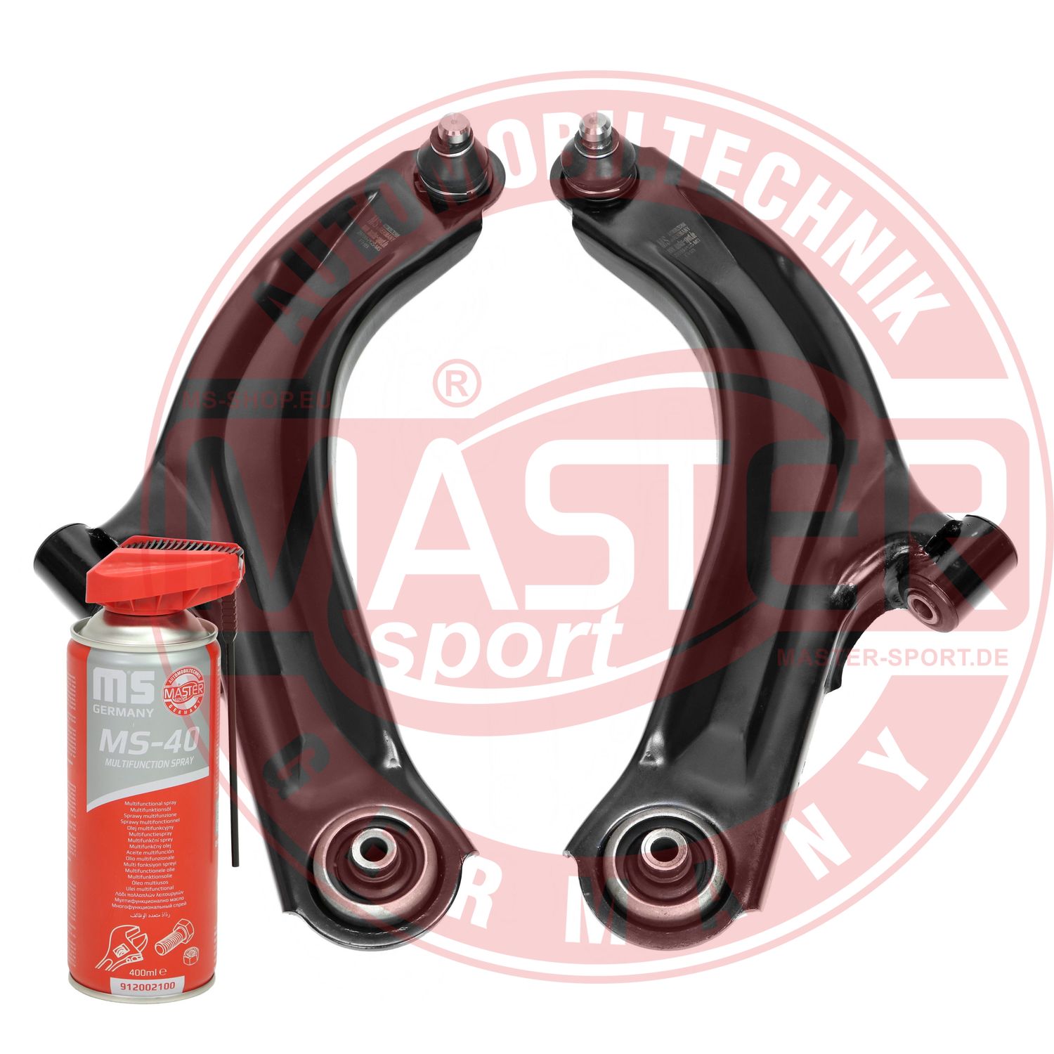 Control/Trailing Arm Kit, wheel suspension (36922/1-KIT-MSP)