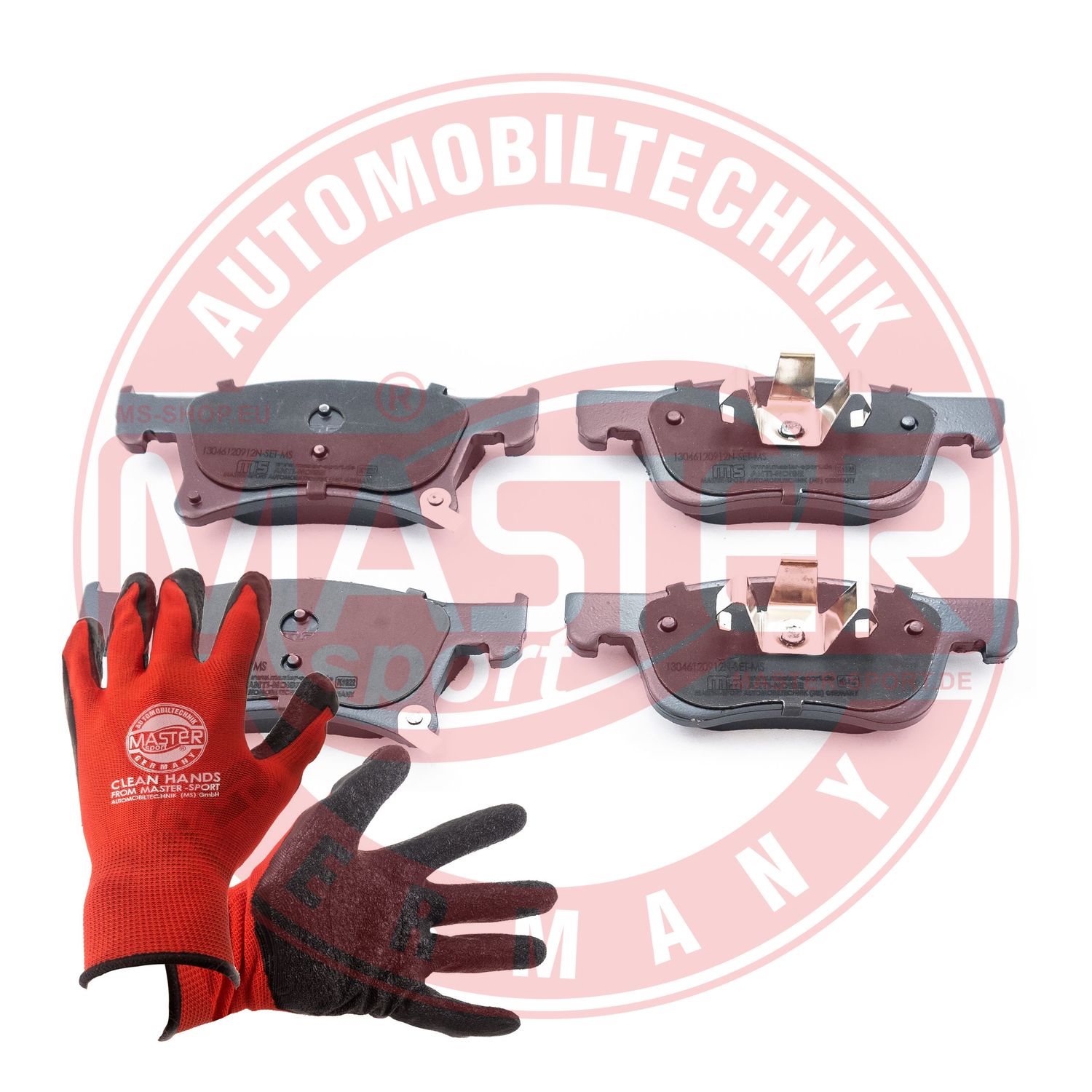 Brake Pad Set, disc brake (13046120912N-SET-MSP)