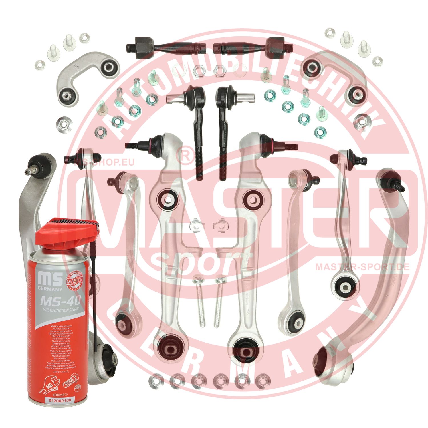 Control/Trailing Arm Kit, wheel suspension (37146/3-KIT-MSP)