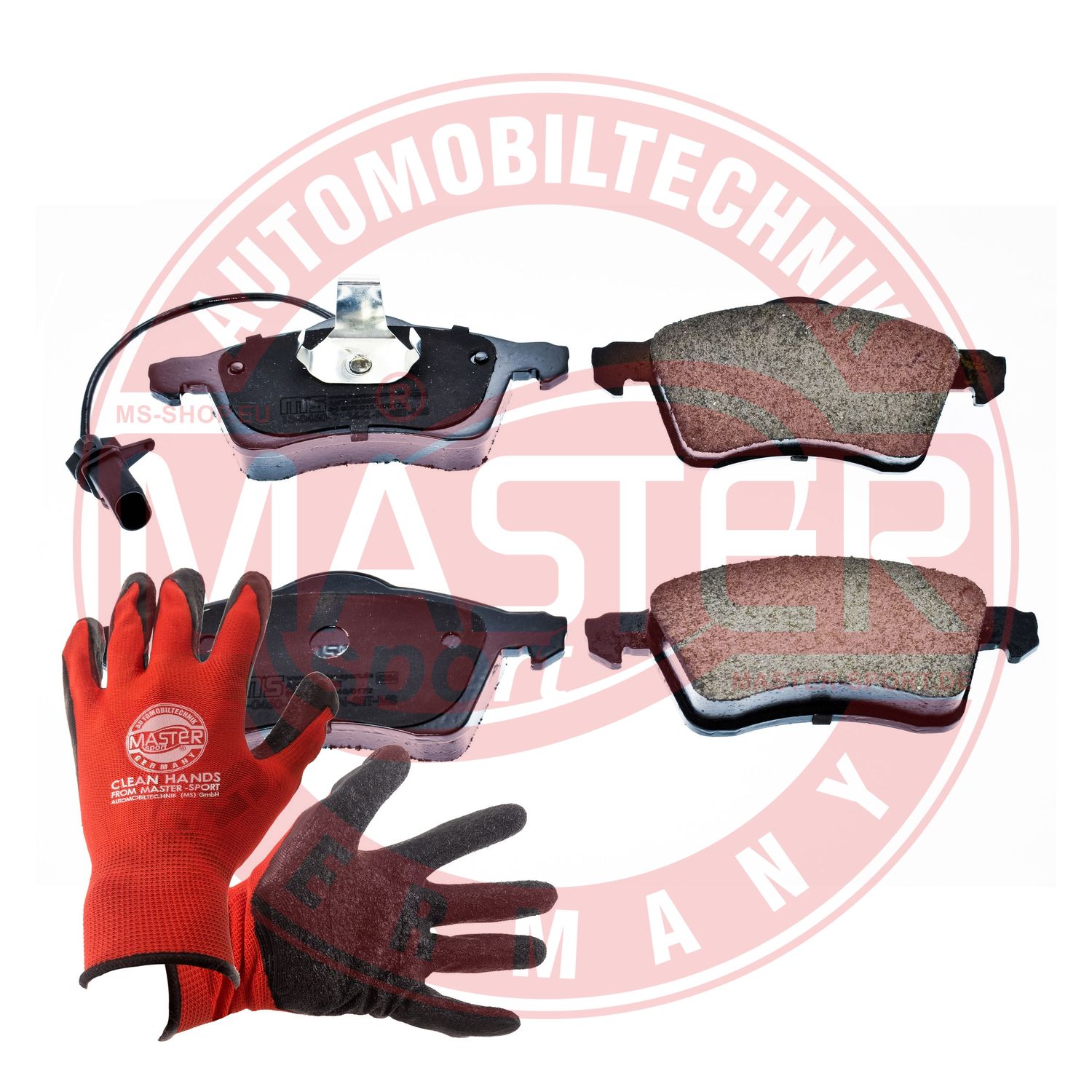 Brake Pad Set, disc brake (13046071242N-SET-MSP)