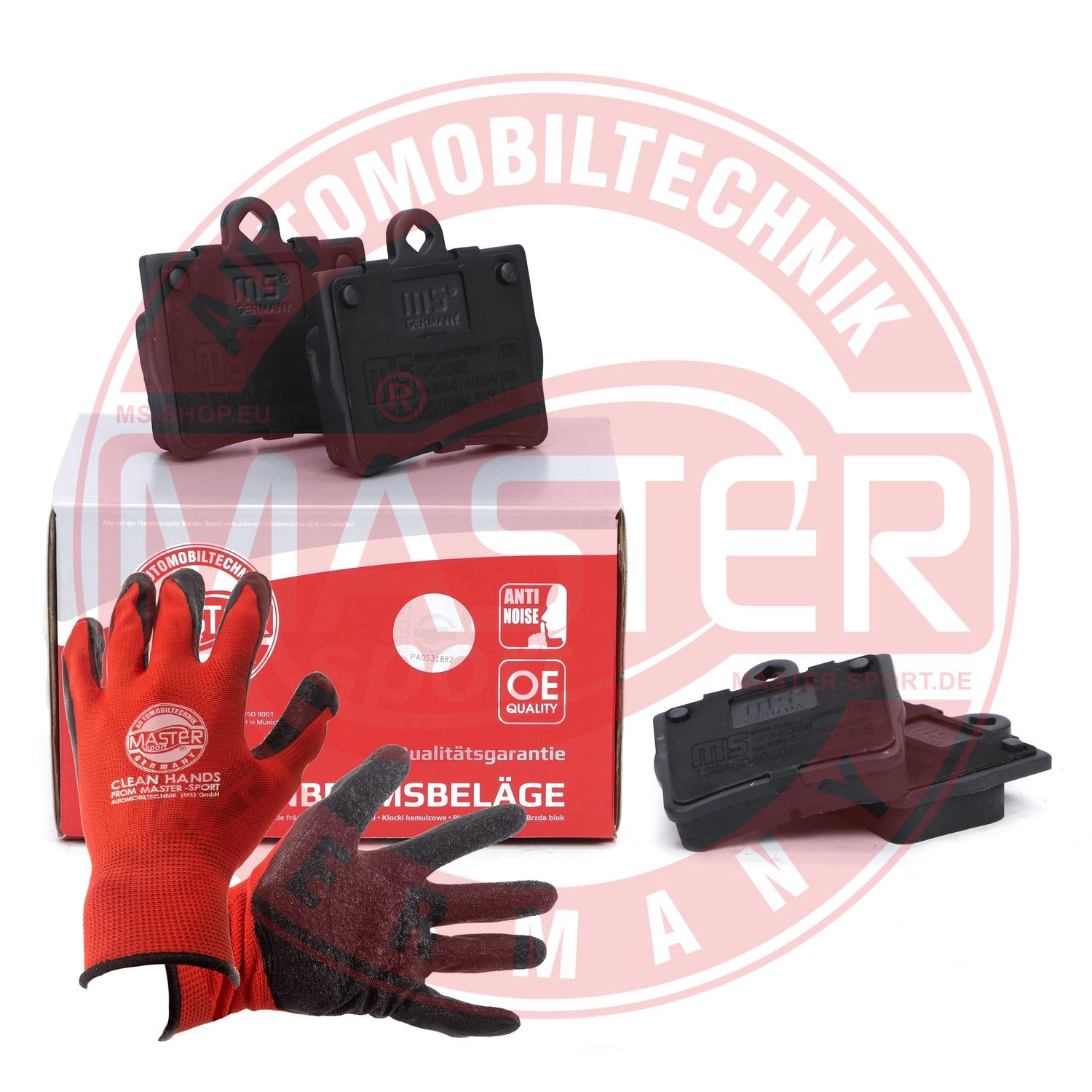 Brake Pad Set, disc brake (13046040602N-SET-MSP)