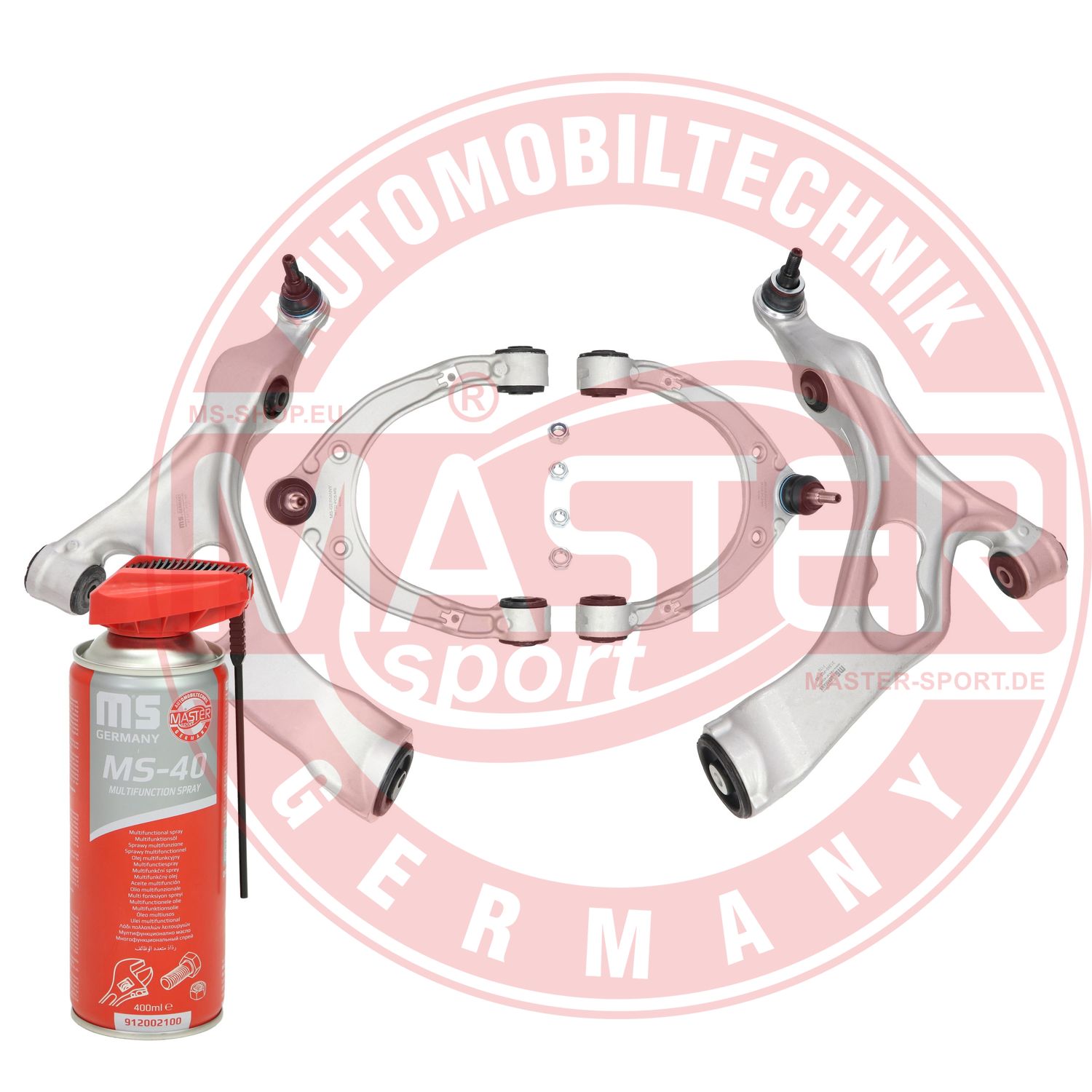 Control/Trailing Arm Kit, wheel suspension (37148-KIT-MSP)