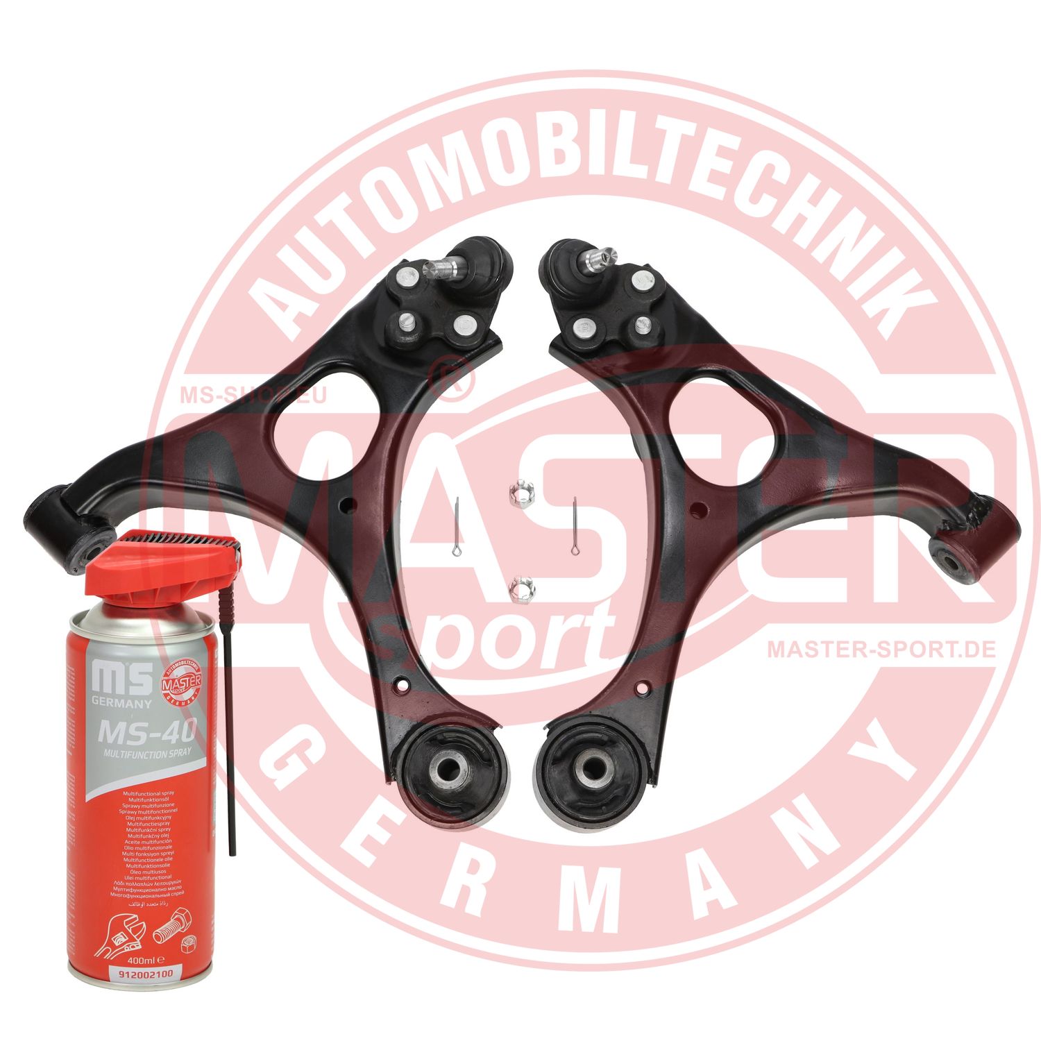 Control/Trailing Arm Kit, wheel suspension (37154-KIT-MSP)