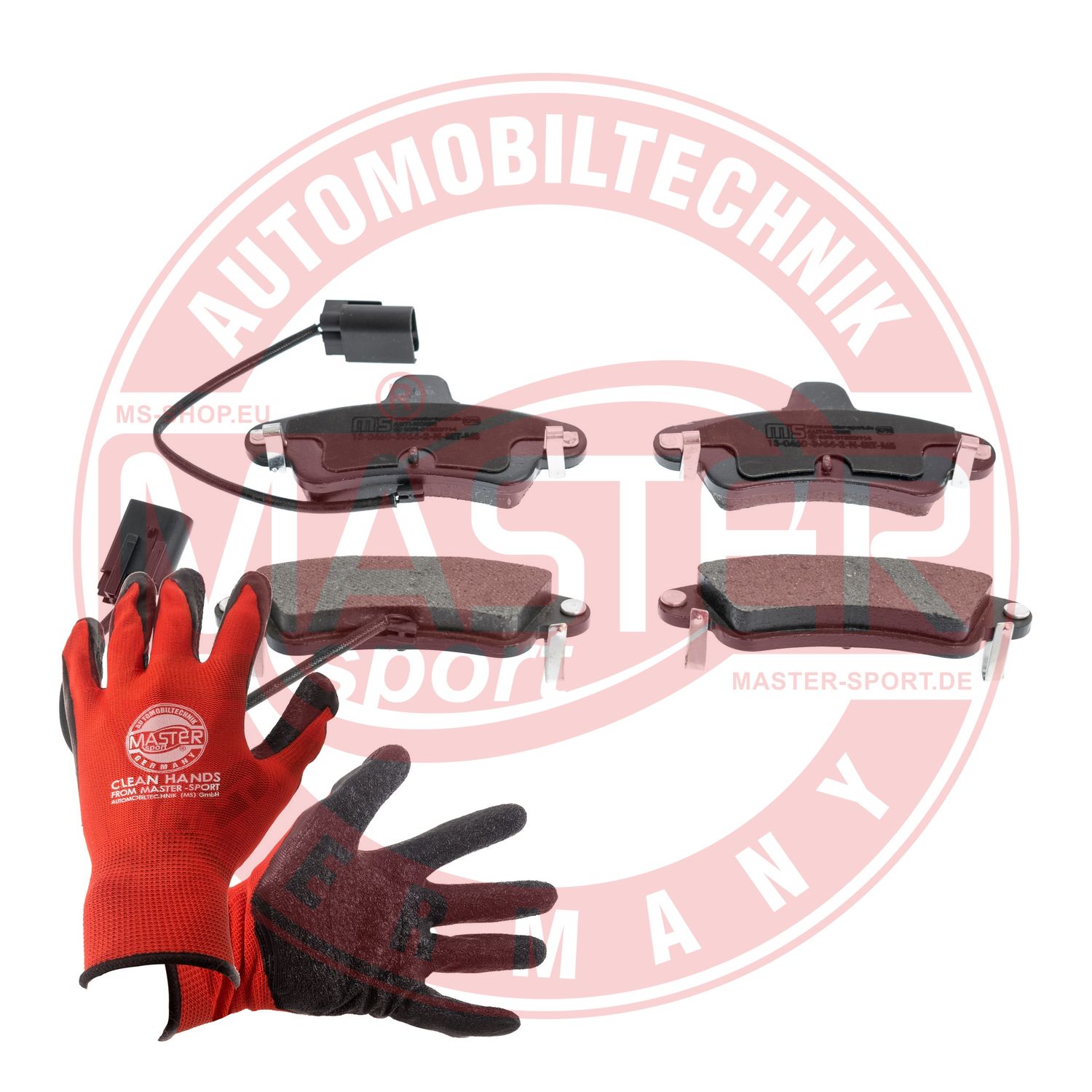 Brake Pad Set, disc brake (13046039642N-SET-MSP)