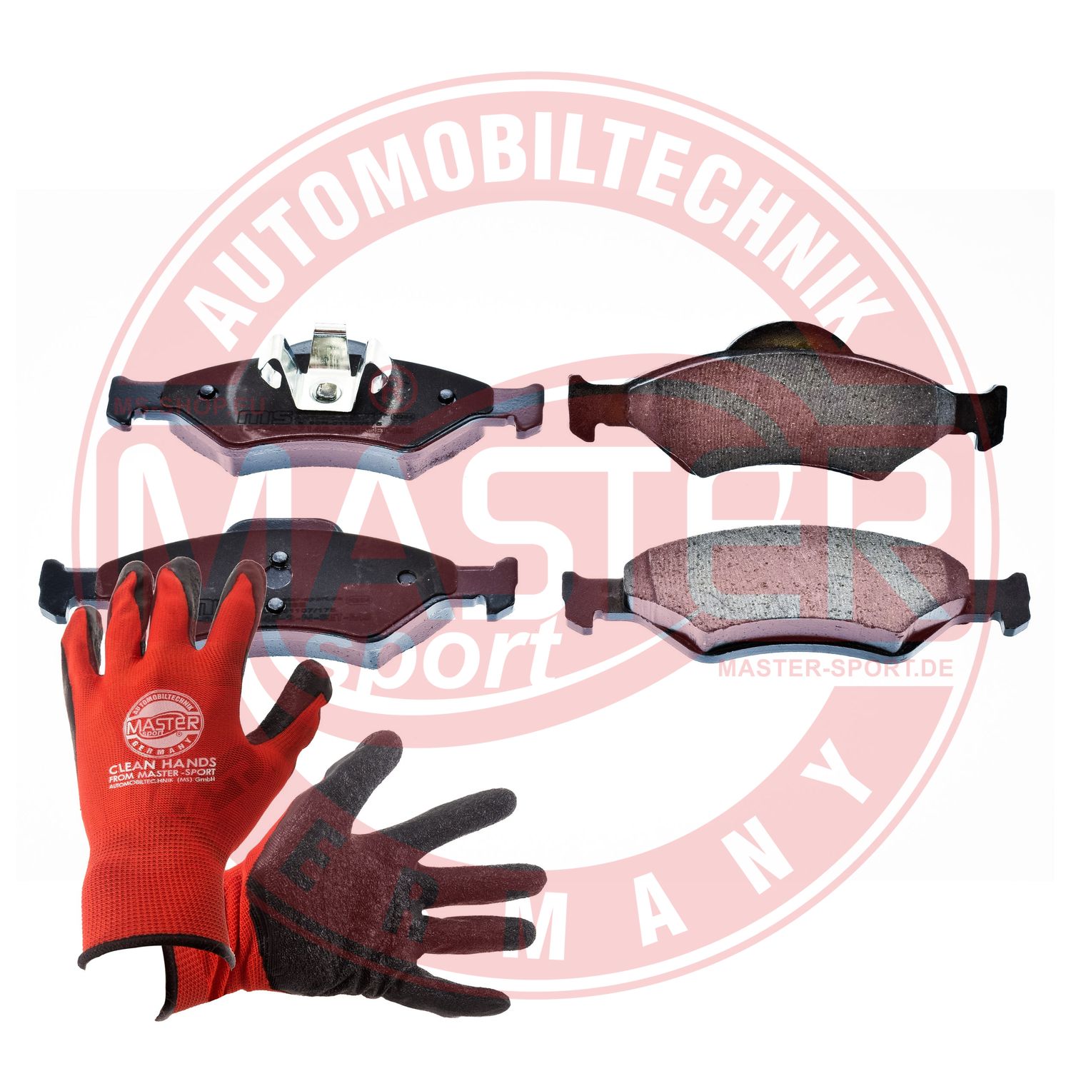 Brake Pad Set, disc brake (13046071482N-SET-MSP)