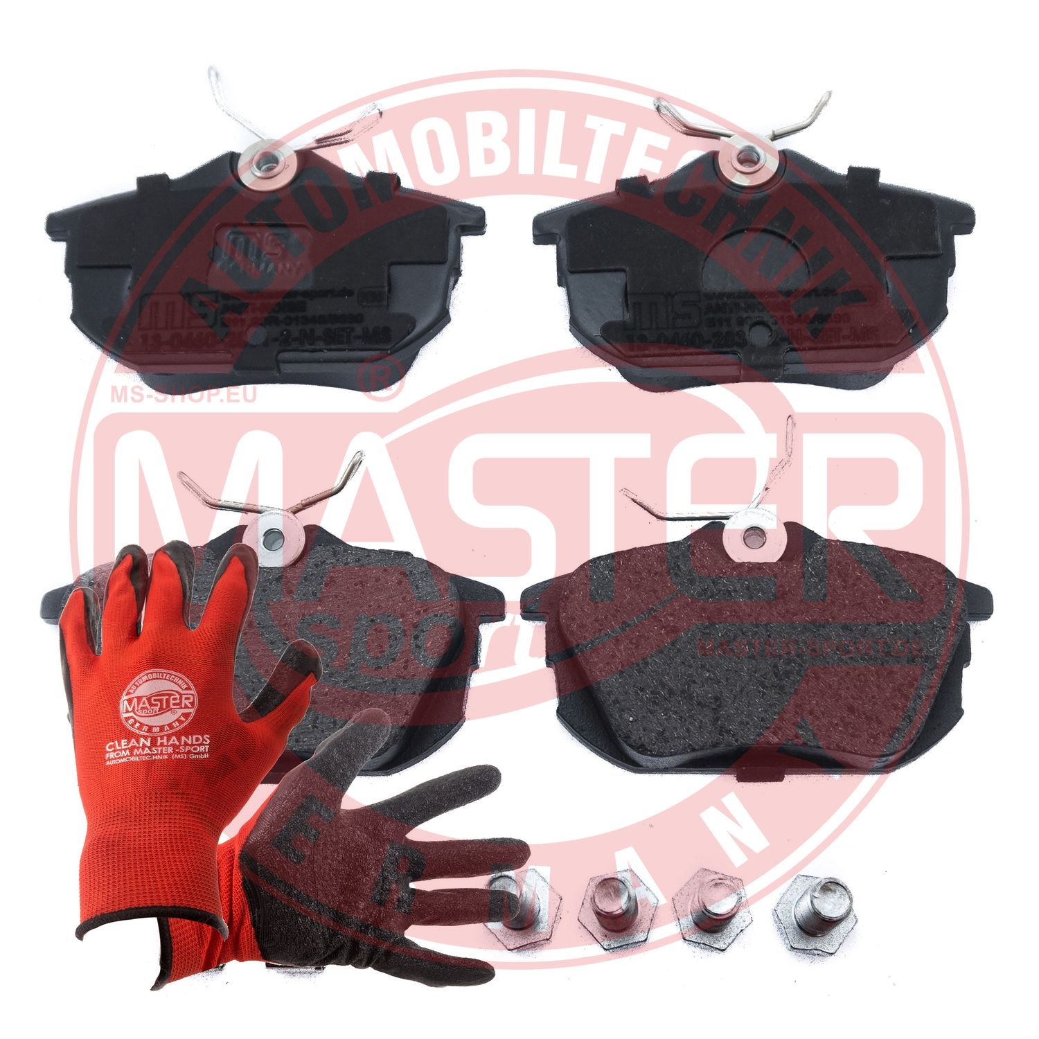 Brake Pad Set, disc brake (13046028312N-SET-MSP)