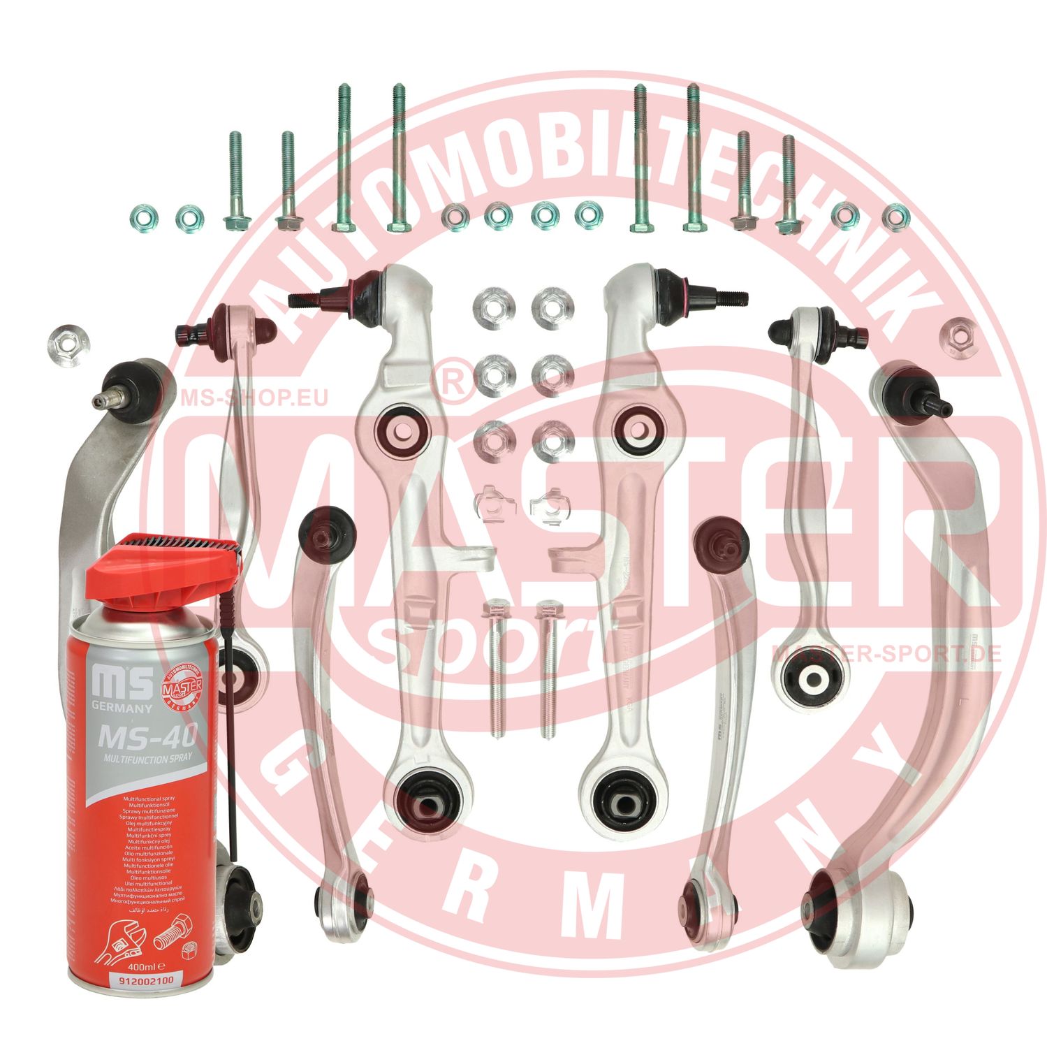 Control/Trailing Arm Kit, wheel suspension (37146-KIT-MSP)